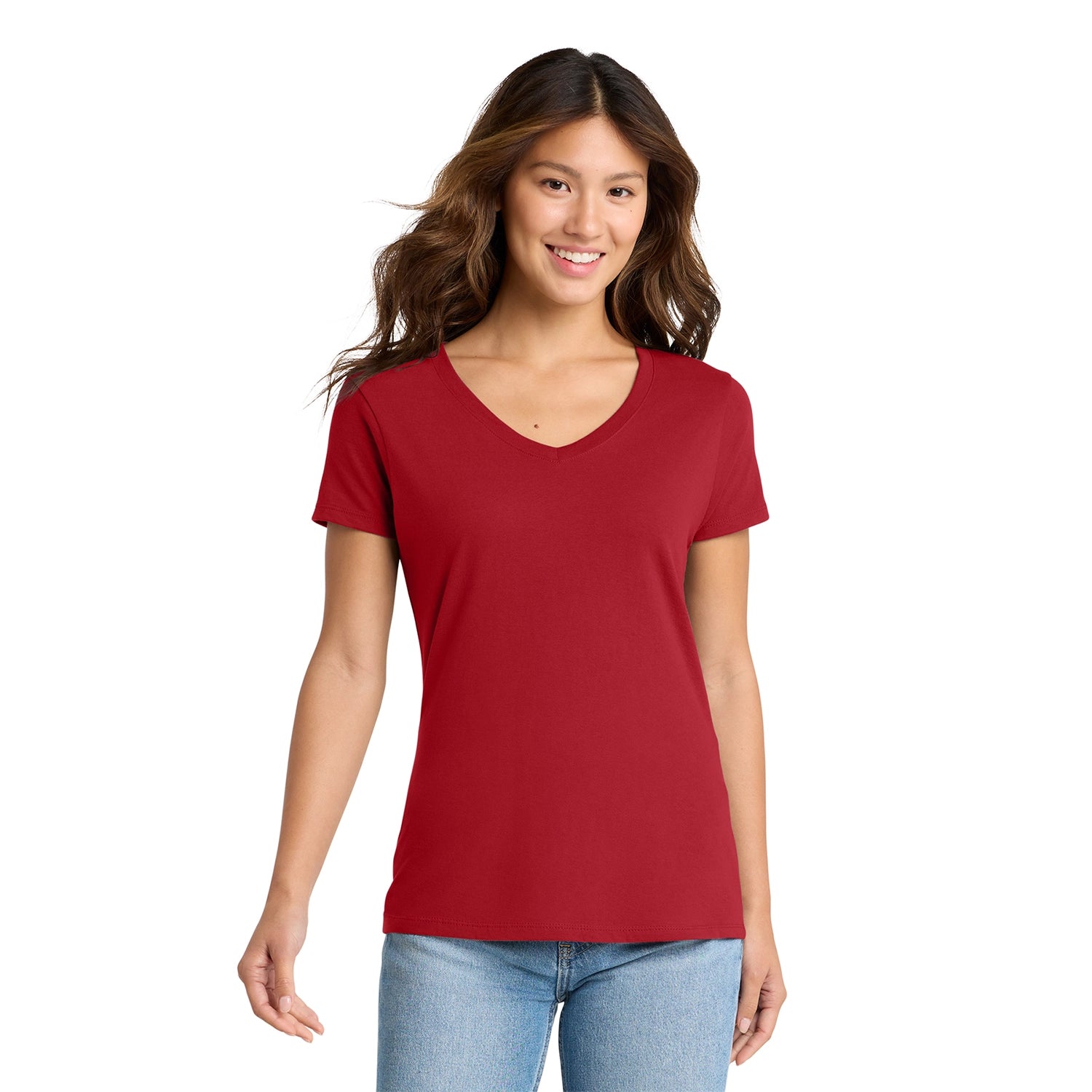 Port & Co Decorated Women's Fan Favorite VNeck Tee
