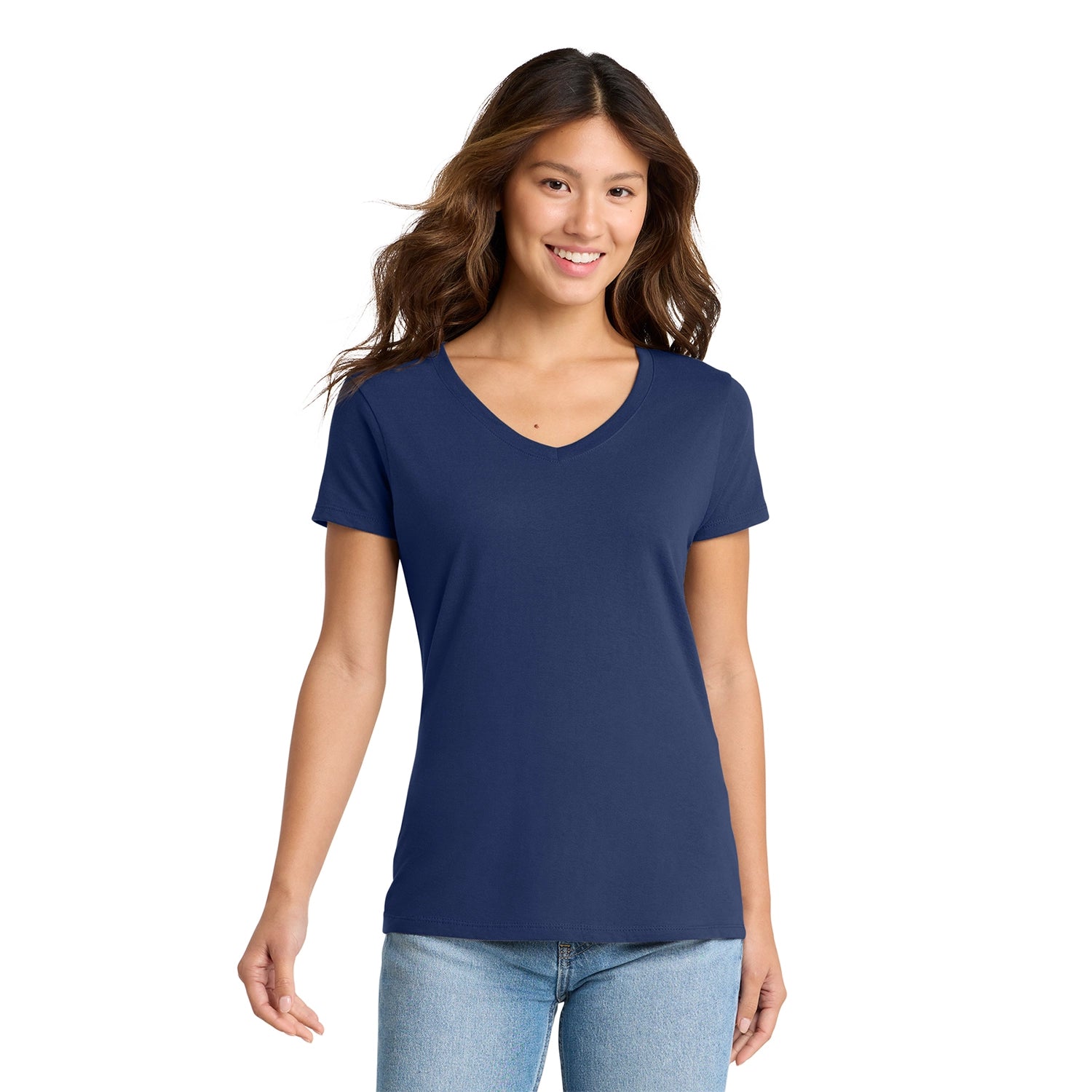 Port & Co Decorated Women's Fan Favorite VNeck Tee