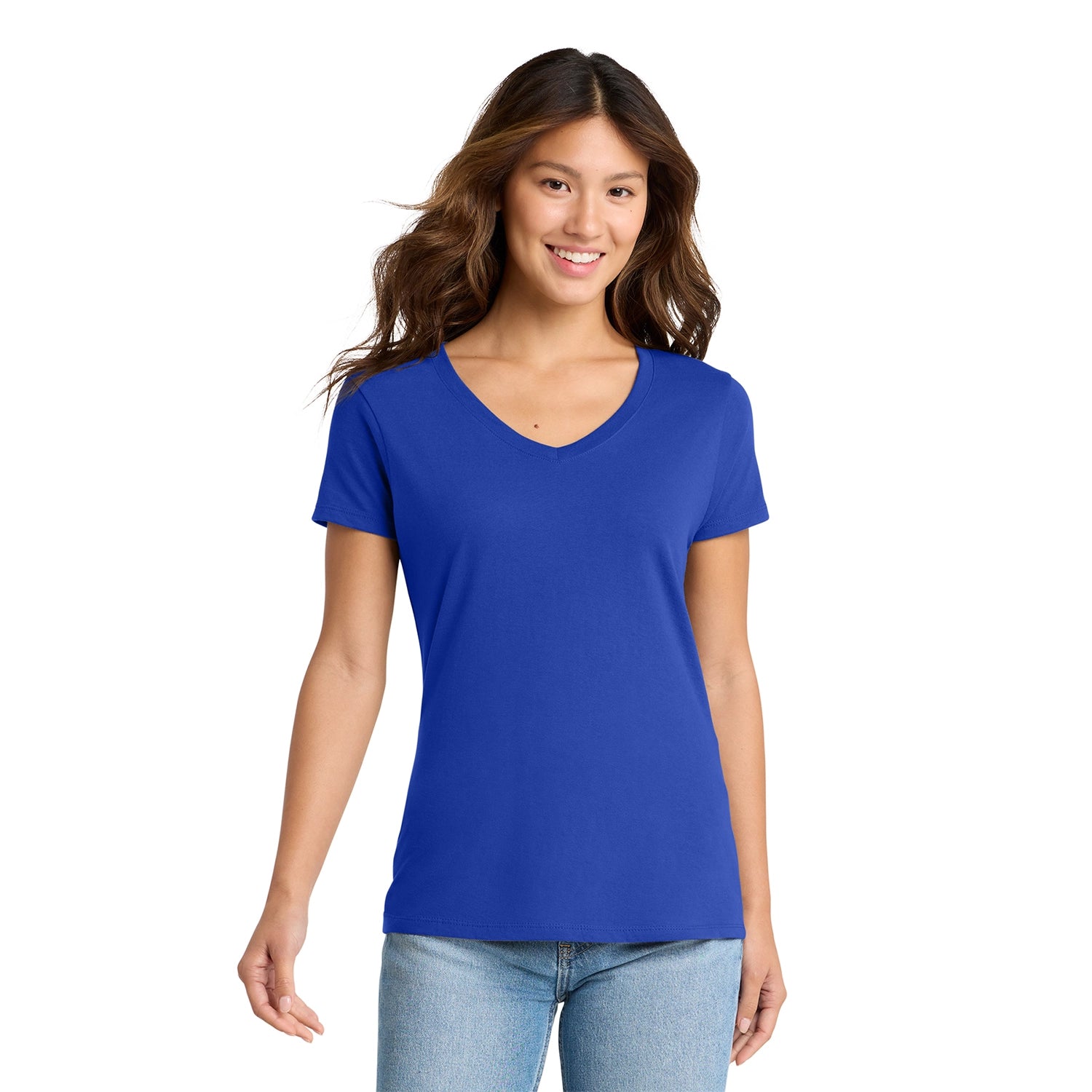 Port & Co Decorated Women's Fan Favorite VNeck Tee