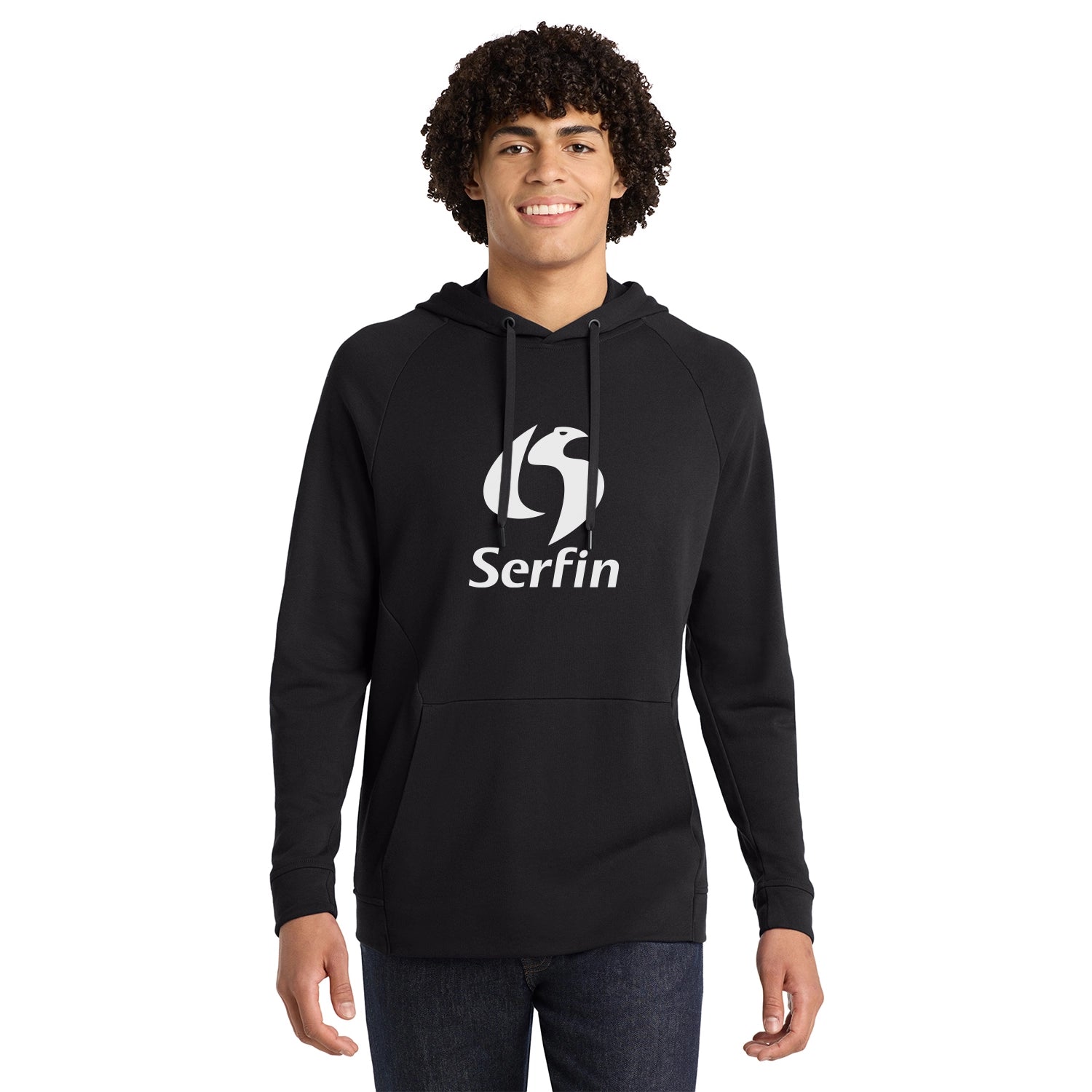 SportTek Decorated Lightweight French Terry Pullover Hoodie