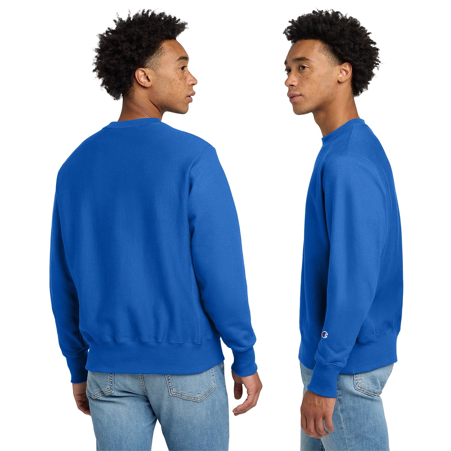 Champion Decorated Reverse Weave Crewneck Sweatshirt