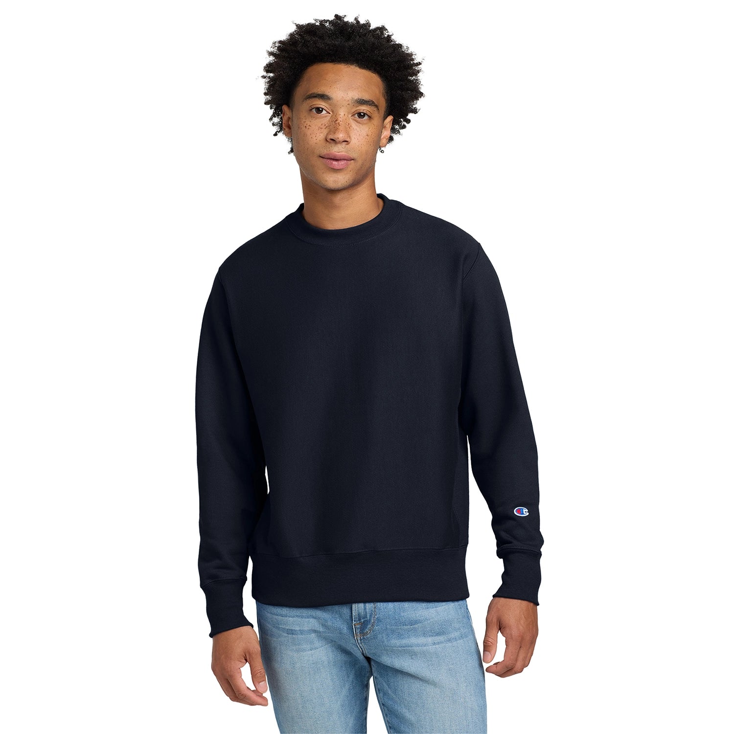 Champion Decorated Reverse Weave Crewneck Sweatshirt
