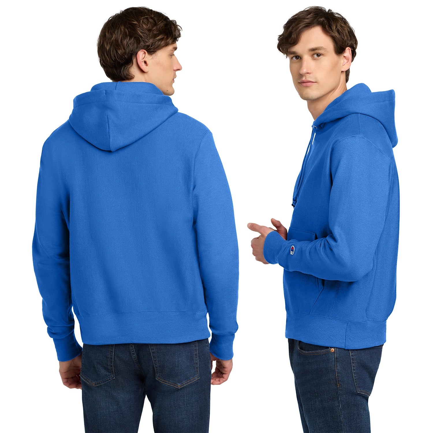 Champion Decorated Reverse Weave Hooded Sweatshirt