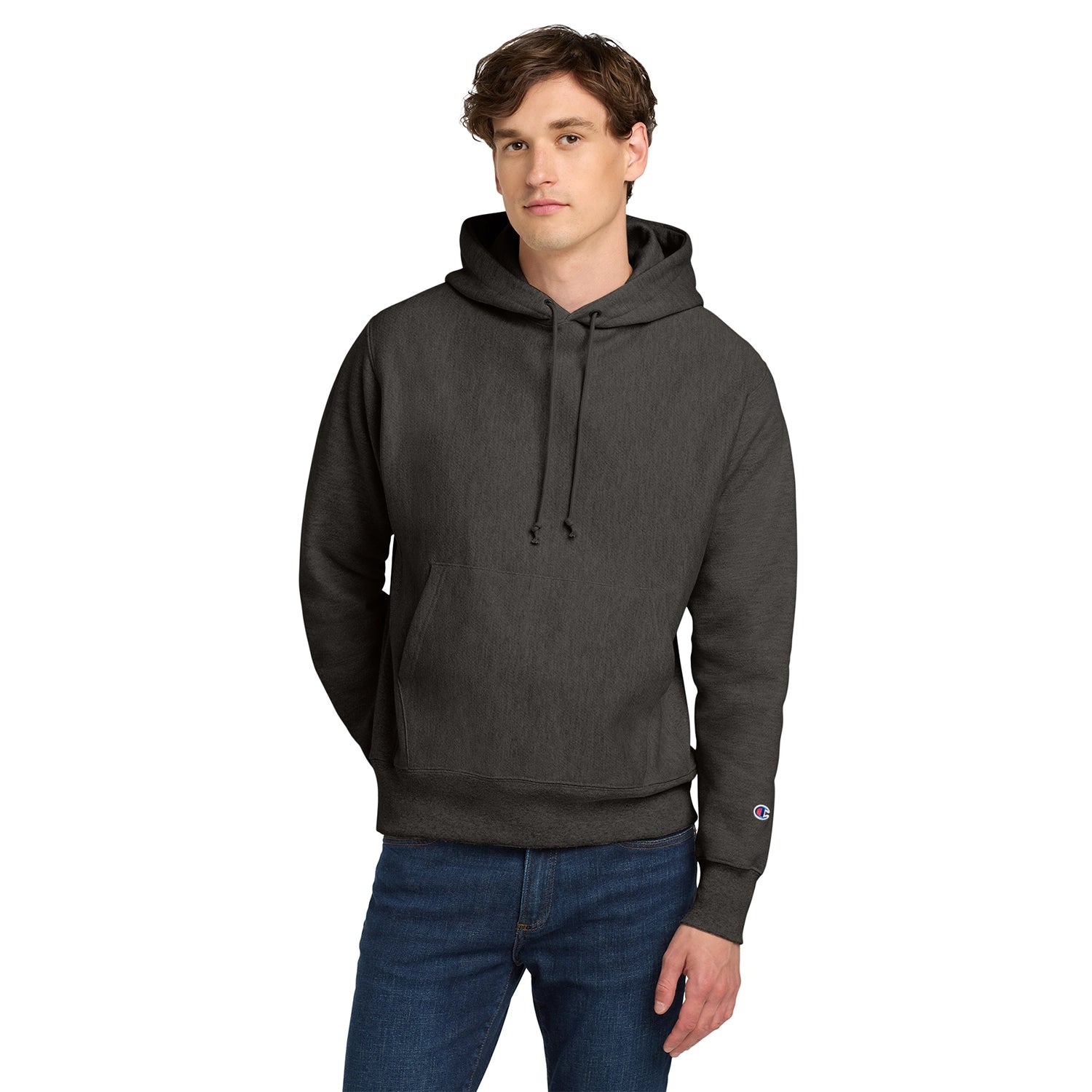 Champion Decorated Reverse Weave Hooded Sweatshirt