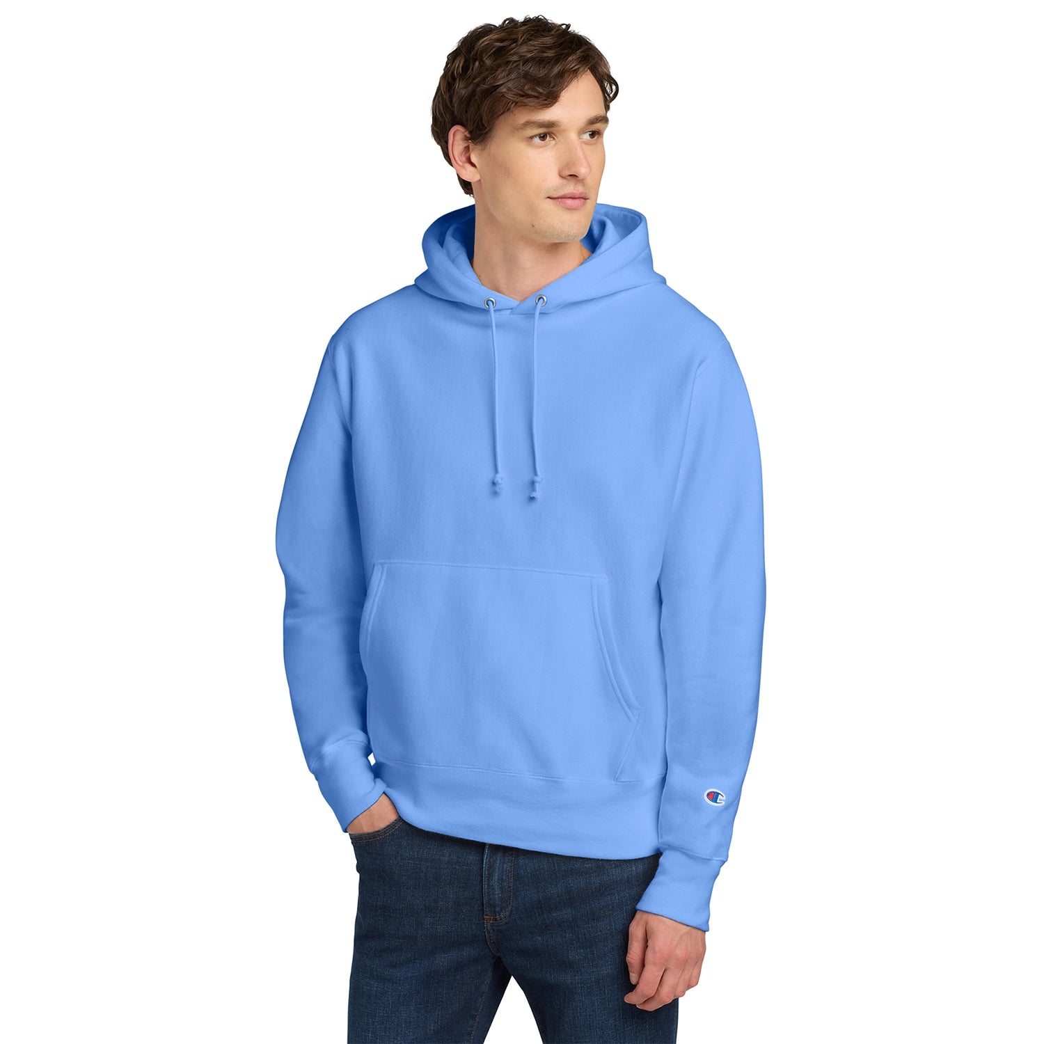 Champion Decorated Reverse Weave Hooded Sweatshirt