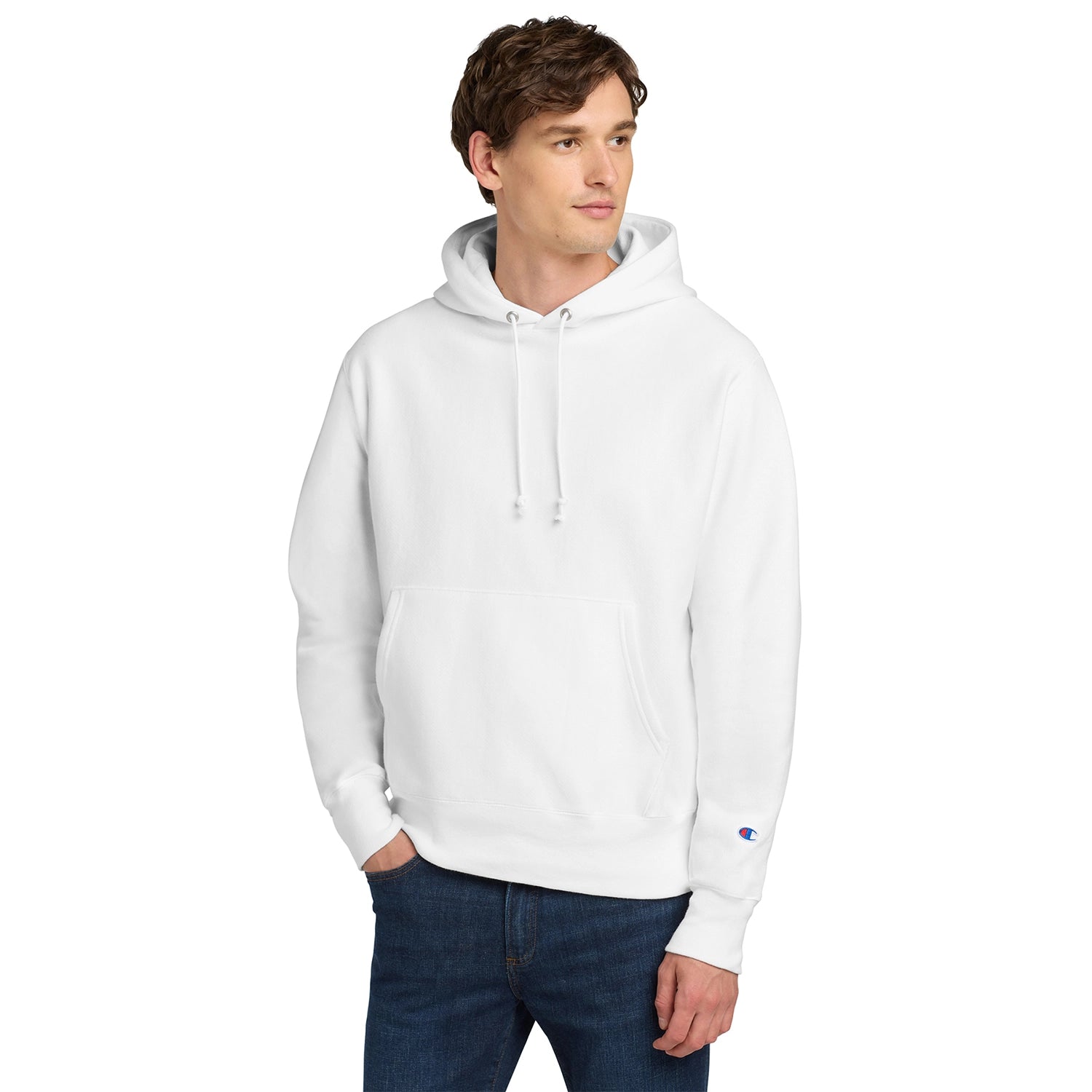 Champion Decorated Reverse Weave Hooded Sweatshirt