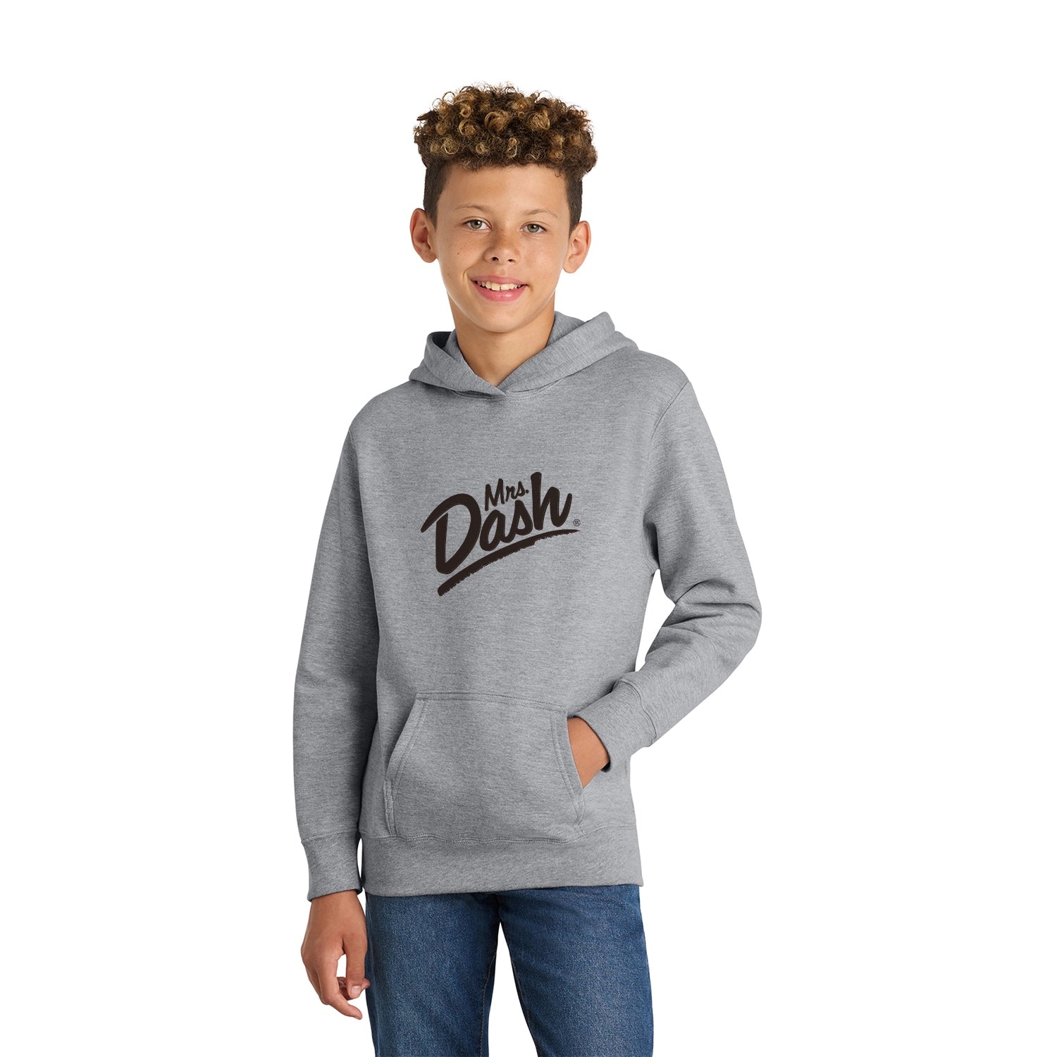 Port & Co Decorated Youth Fan Favorite Fleece Pullover Hooded Sweatshirt