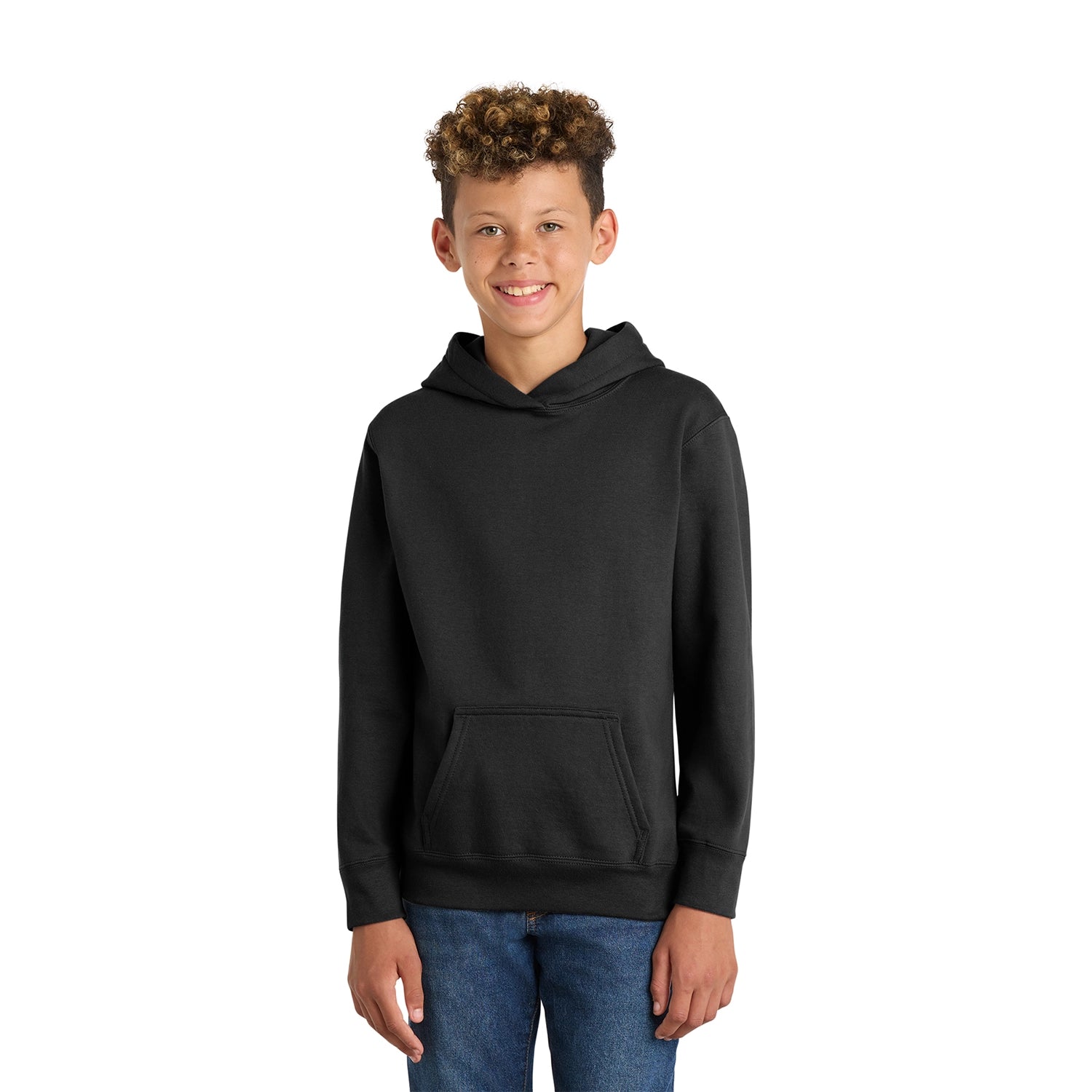 Port & Co Decorated Youth Fan Favorite Fleece Pullover Hooded Sweatshirt