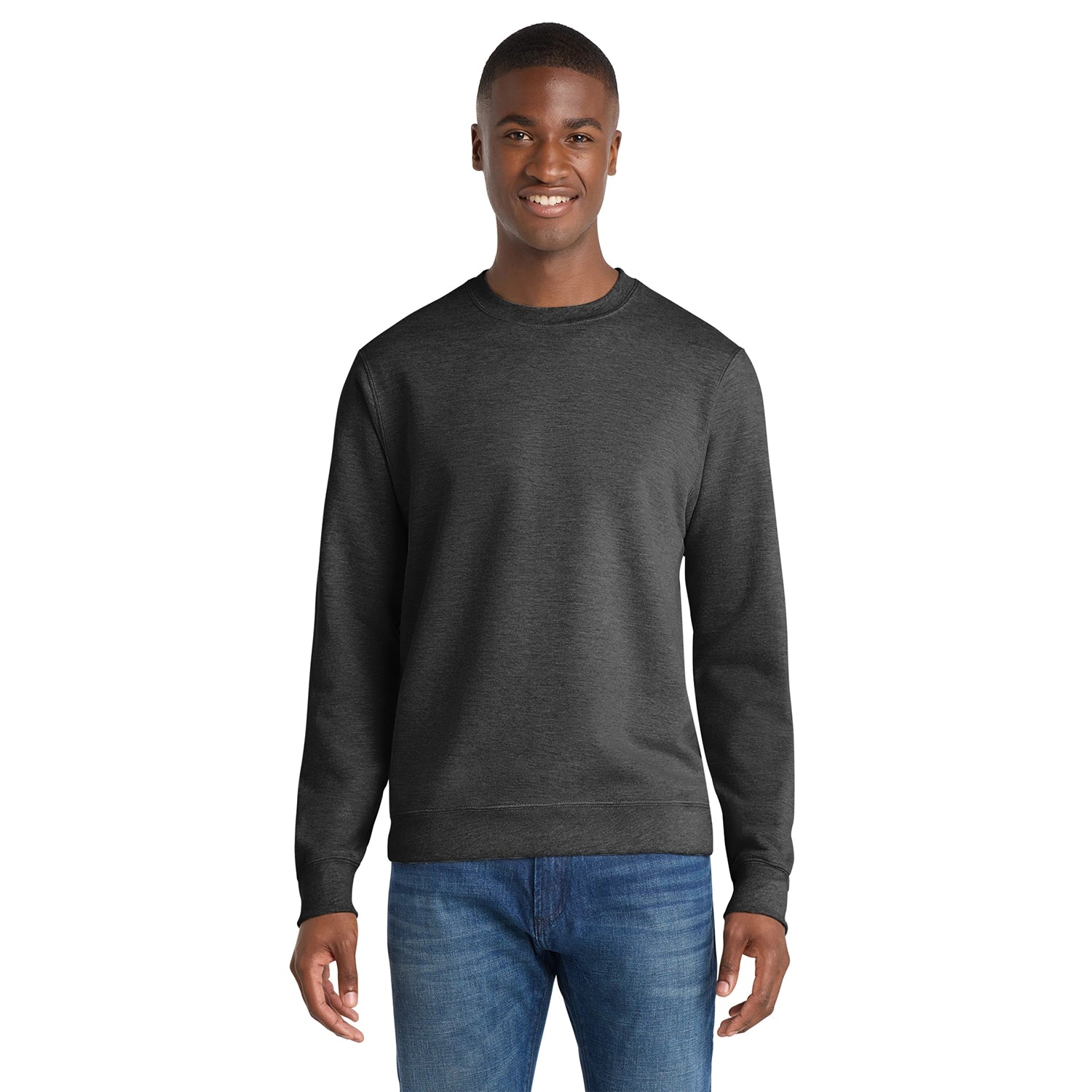 Port & Co Decorated Fan Favorite Fleece Crewneck Sweatshirt