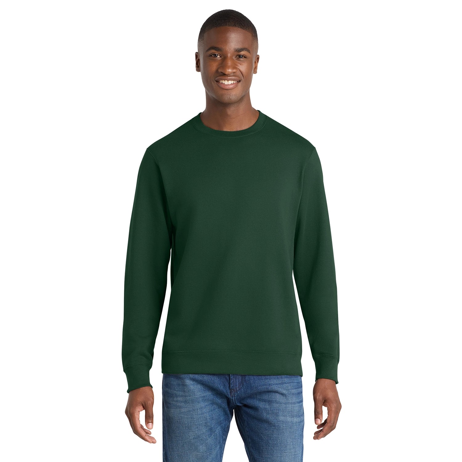 Port & Co Decorated Fan Favorite Fleece Crewneck Sweatshirt