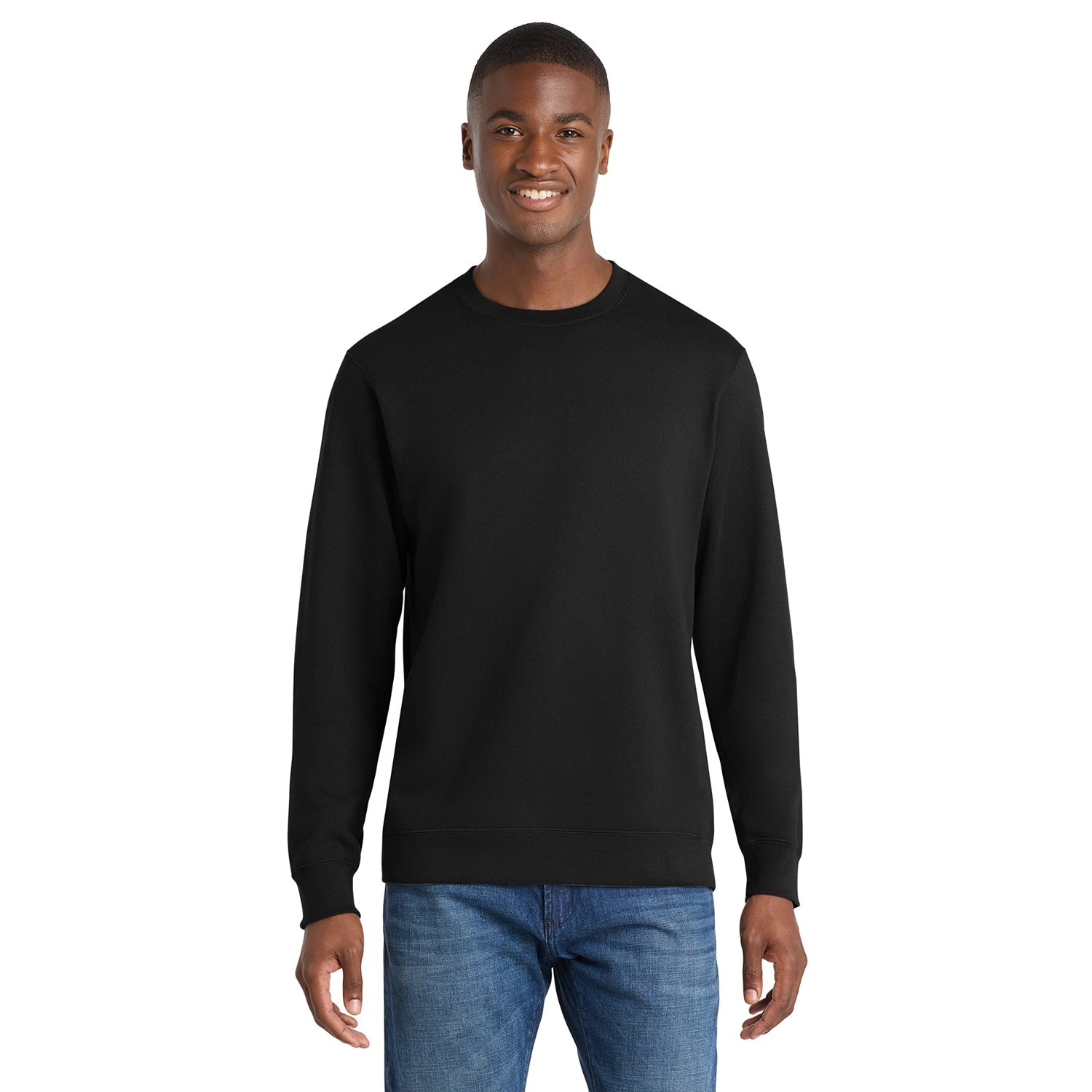 Port & Co Decorated Fan Favorite Fleece Crewneck Sweatshirt