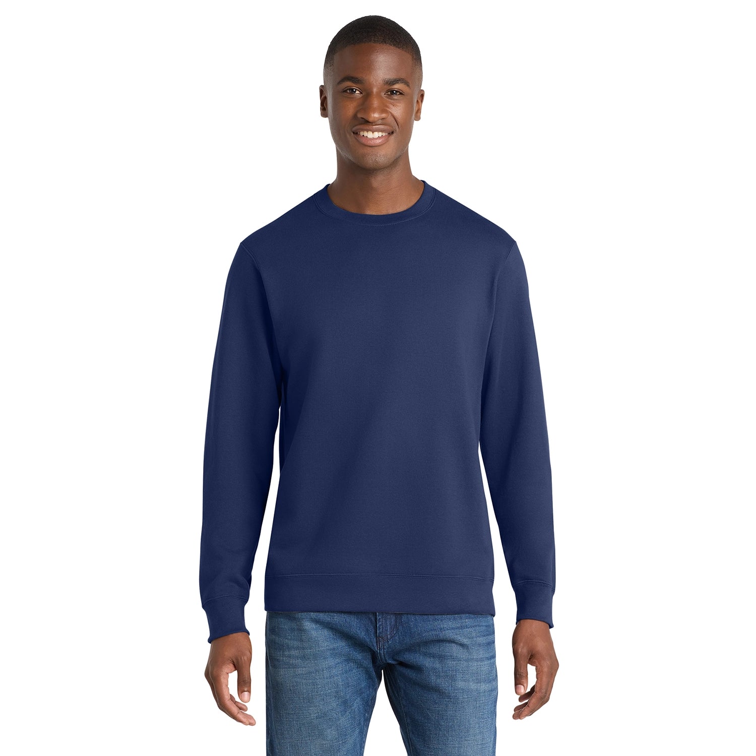 Port & Co Decorated Fan Favorite Fleece Crewneck Sweatshirt