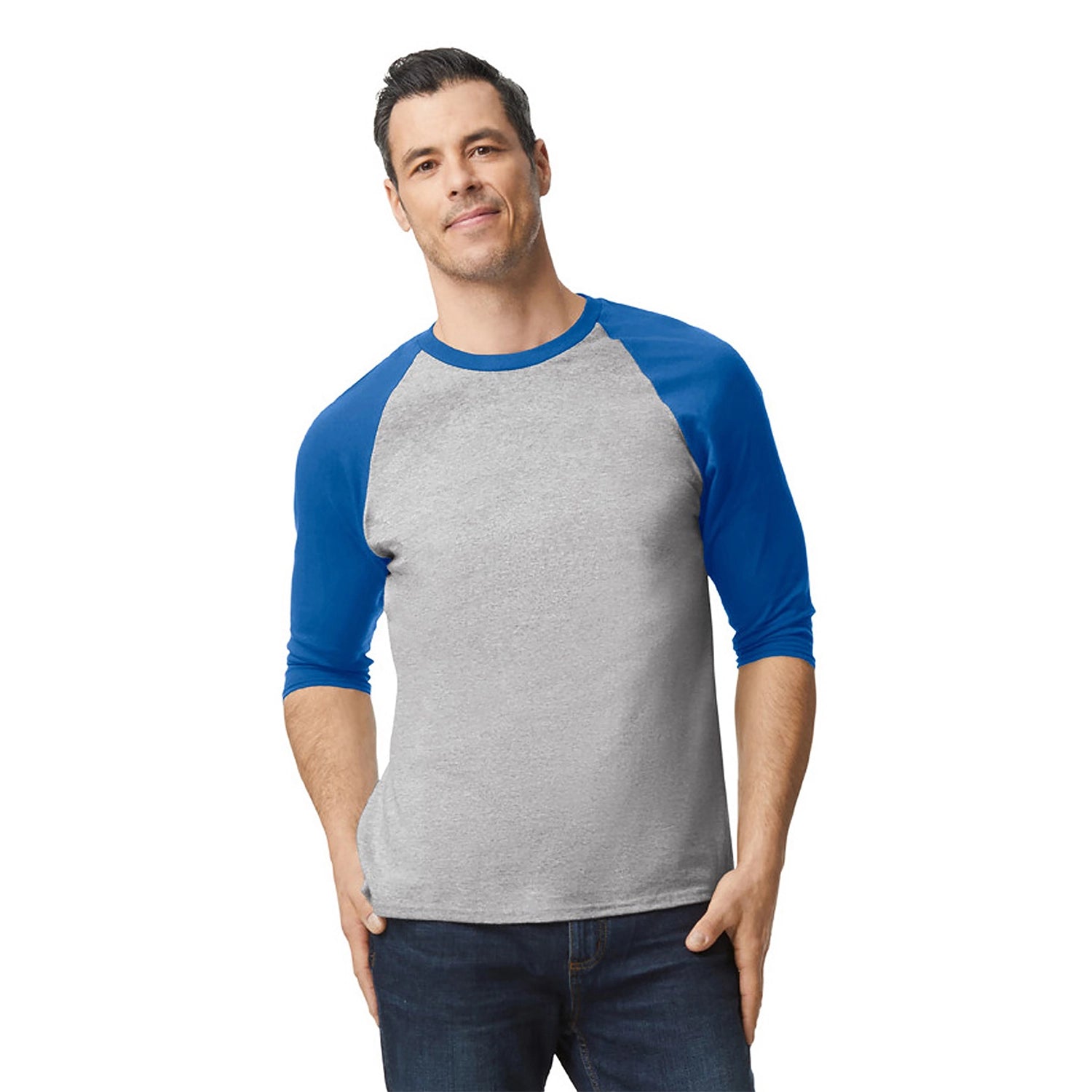 Gildan Decorated Heavy Cotton 3/4Sleeve Raglan TShirt