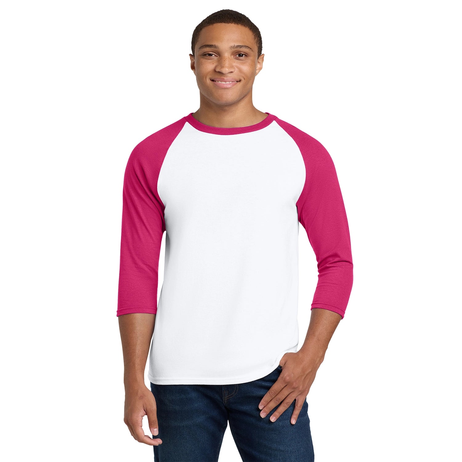 Gildan Decorated Heavy Cotton 3/4Sleeve Raglan TShirt