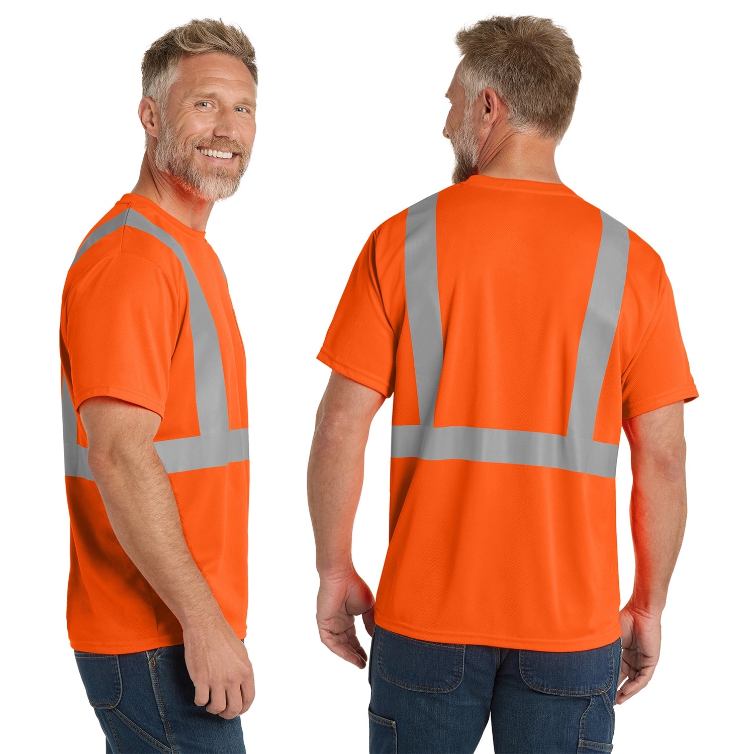 CornerStone Decorated ANSI 107 Class 2 Mesh Tee