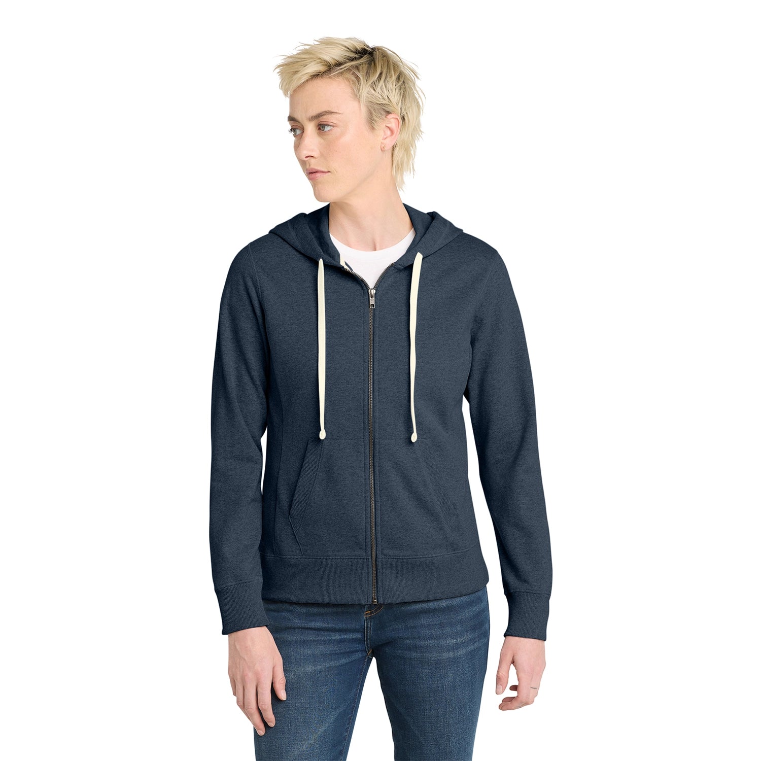 District Decorated Women's ReFleece FullZip Hoodie