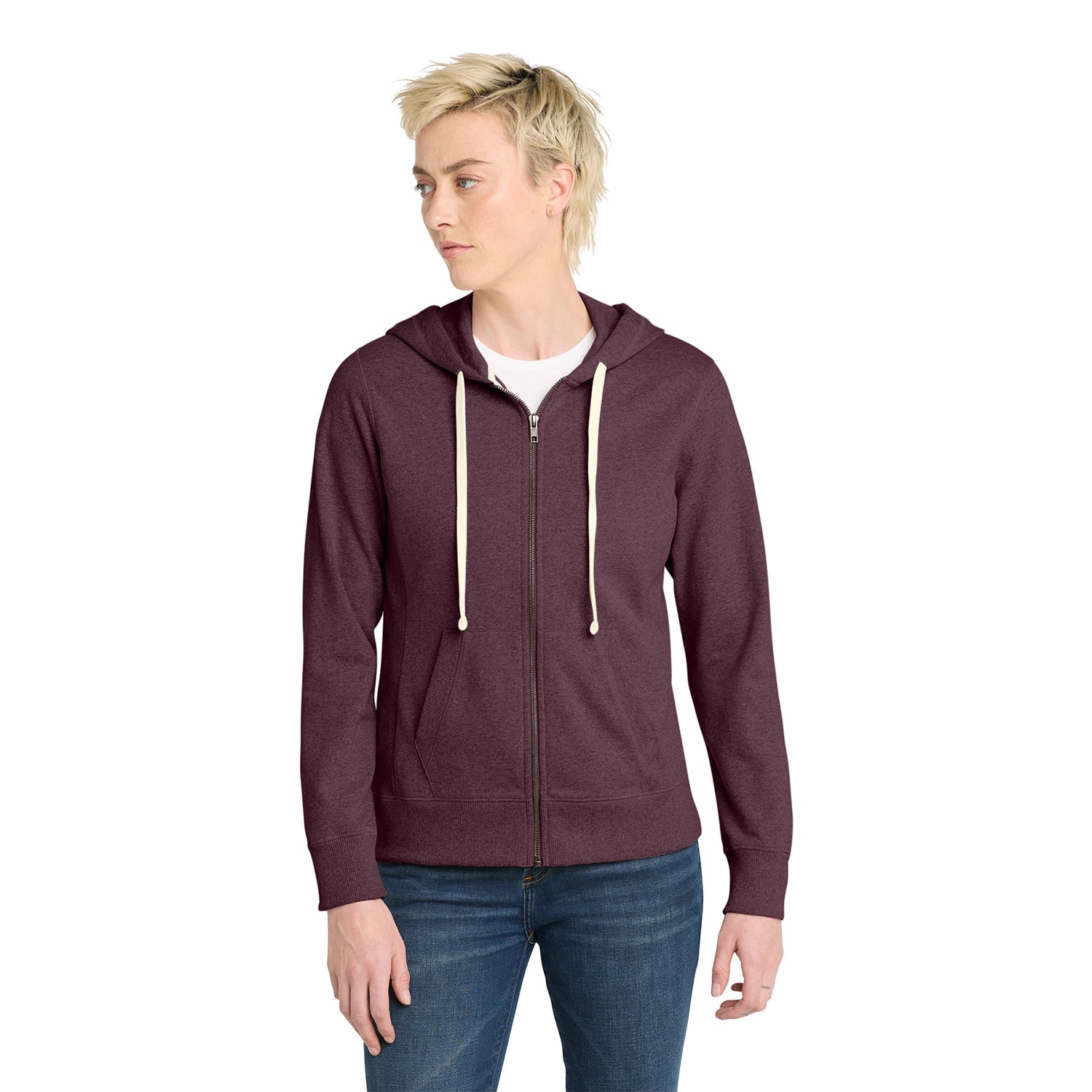 District Decorated Women's ReFleece FullZip Hoodie