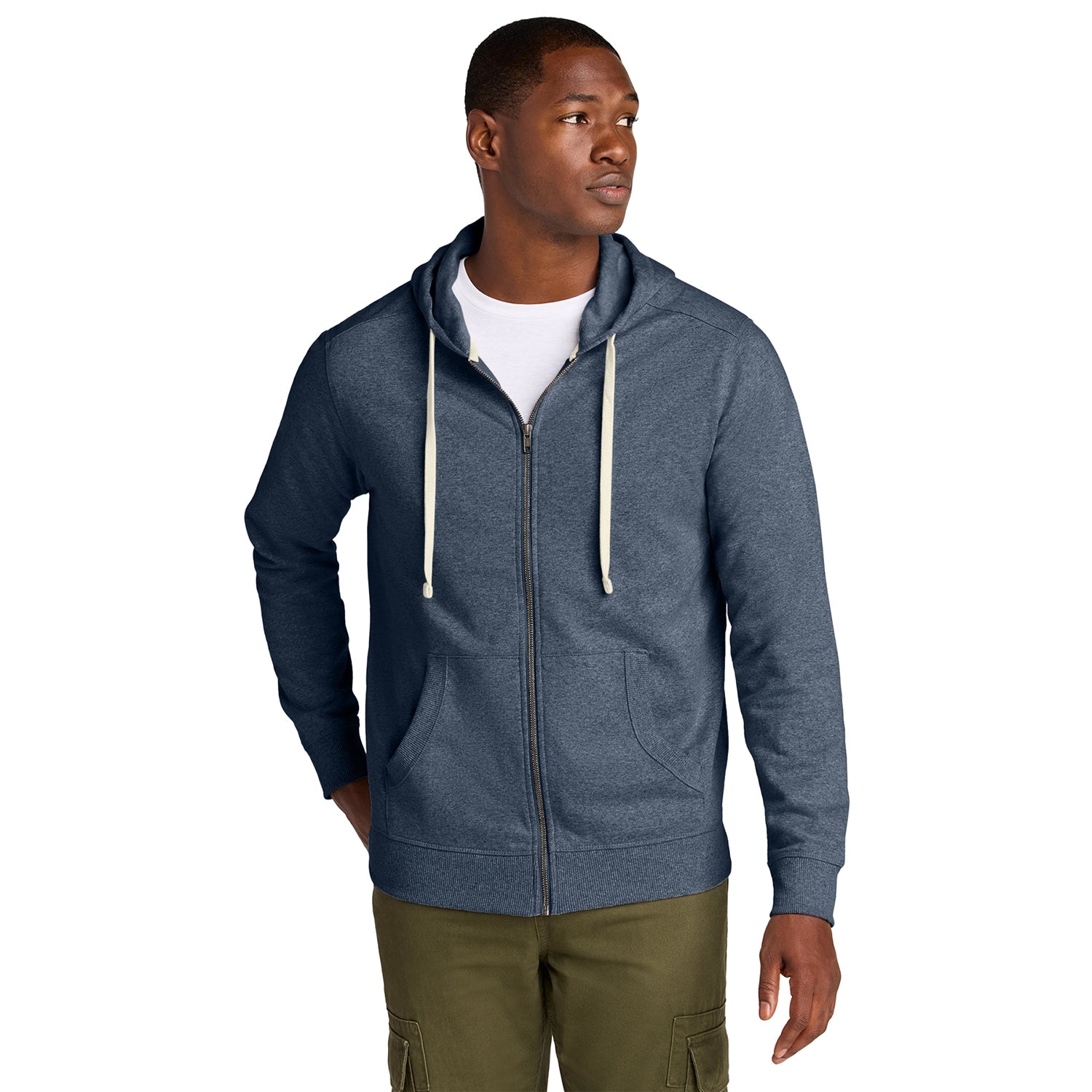 District Decorated ReFleece FullZip Hoodie