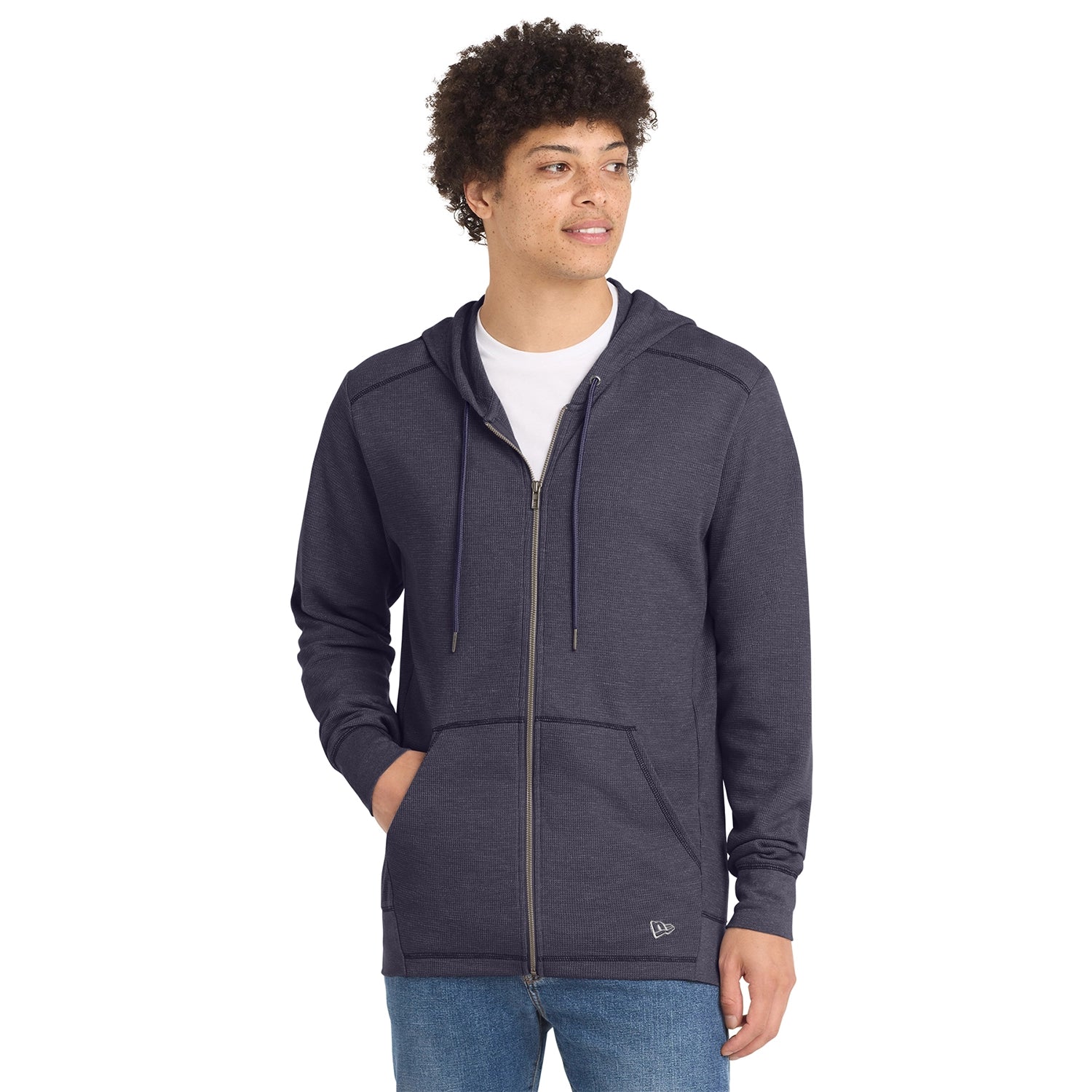 New Era Decorated Thermal FullZip Hoodie