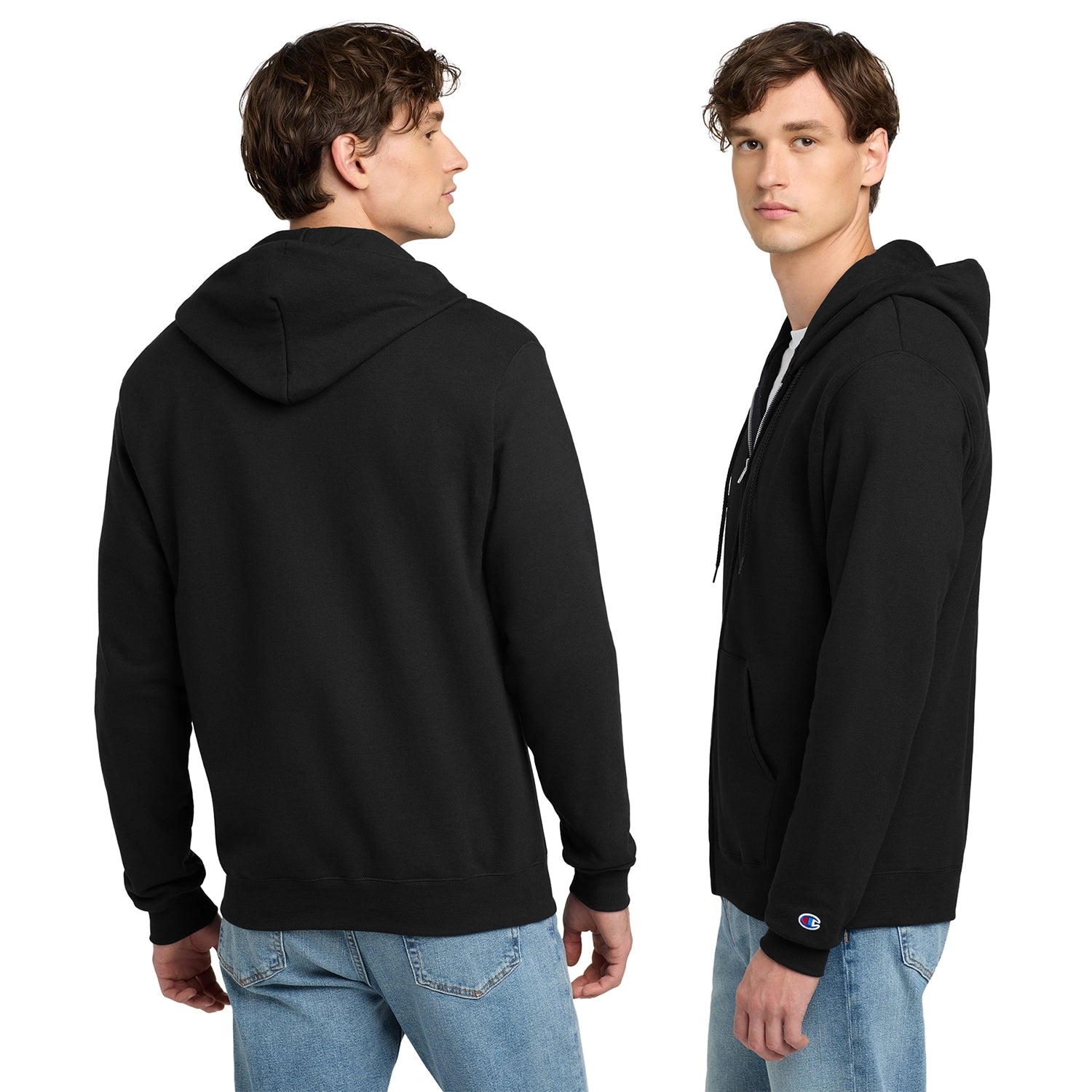 Champion Decorated Powerblend FullZip Hoodie