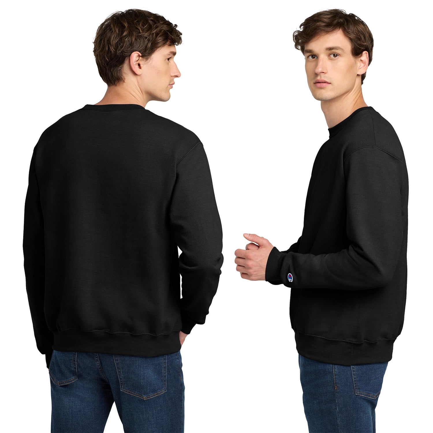 Champion Decorated Powerblend Crewneck Sweatshirt