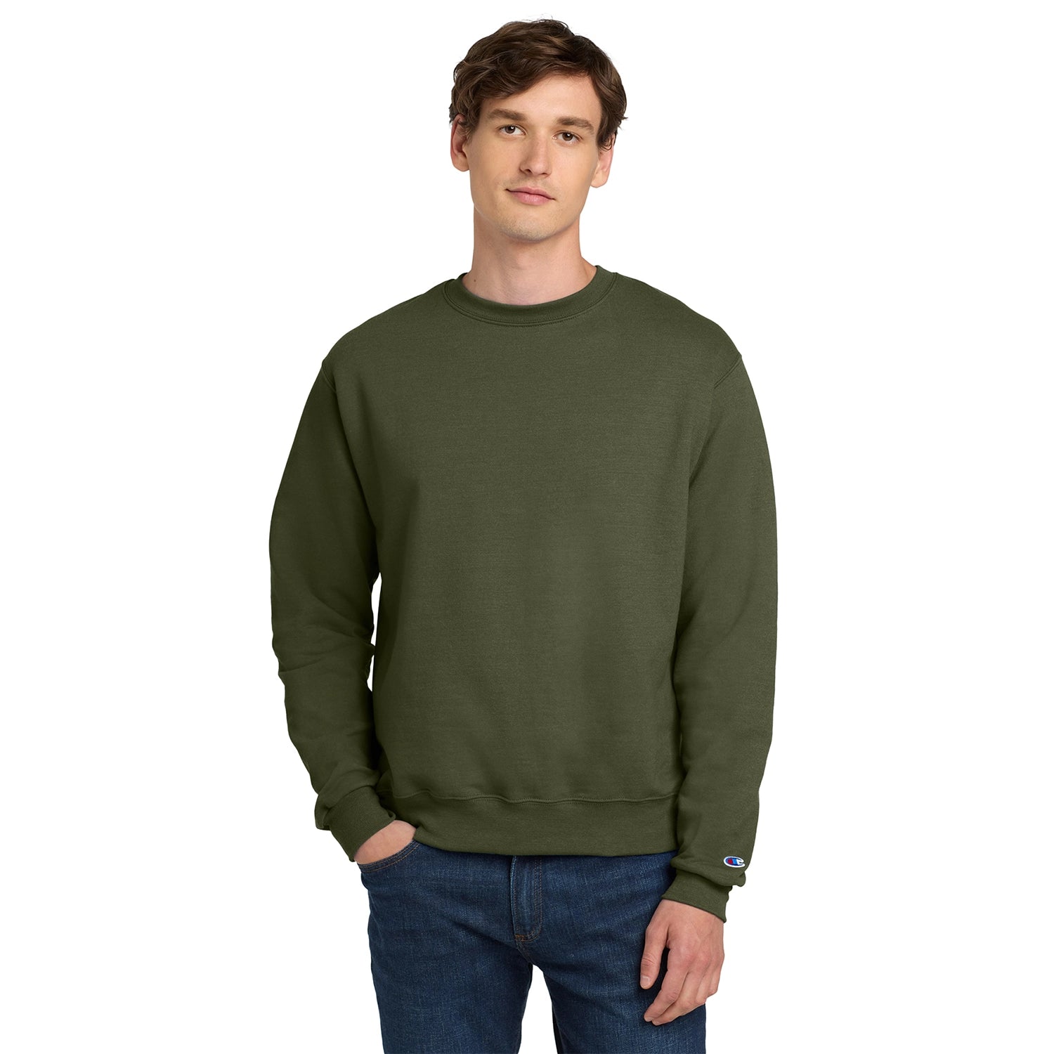 Champion Decorated Powerblend Crewneck Sweatshirt