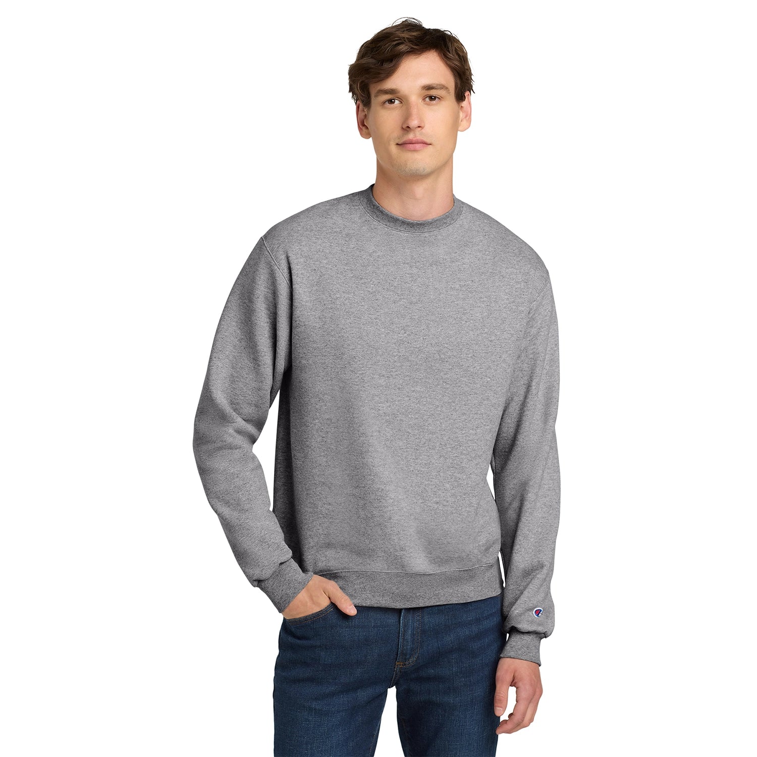 Champion Decorated Powerblend Crewneck Sweatshirt