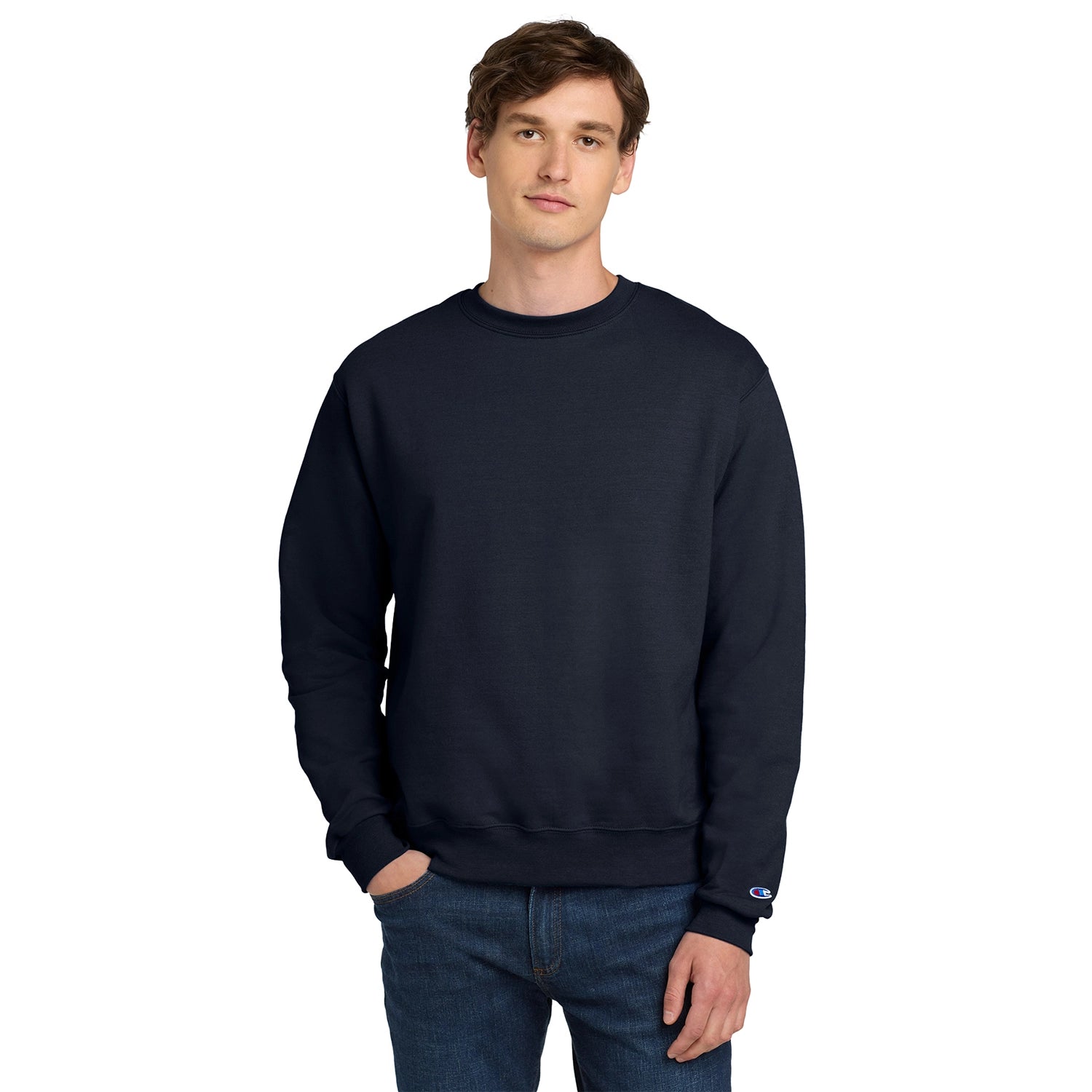 Champion Decorated Powerblend Crewneck Sweatshirt