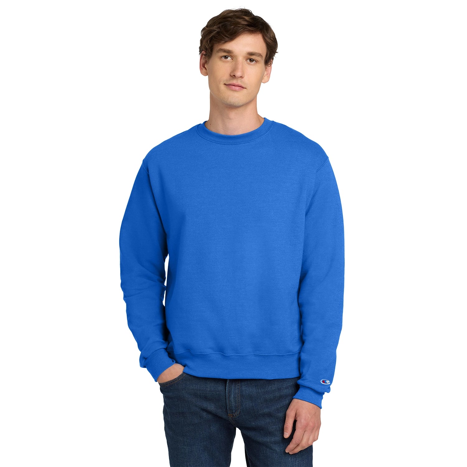 Champion Decorated Powerblend Crewneck Sweatshirt