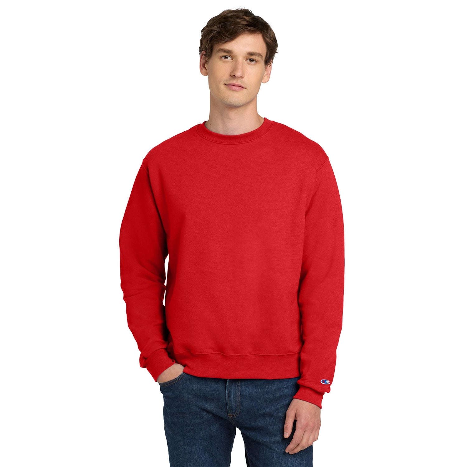 Champion Decorated Powerblend Crewneck Sweatshirt
