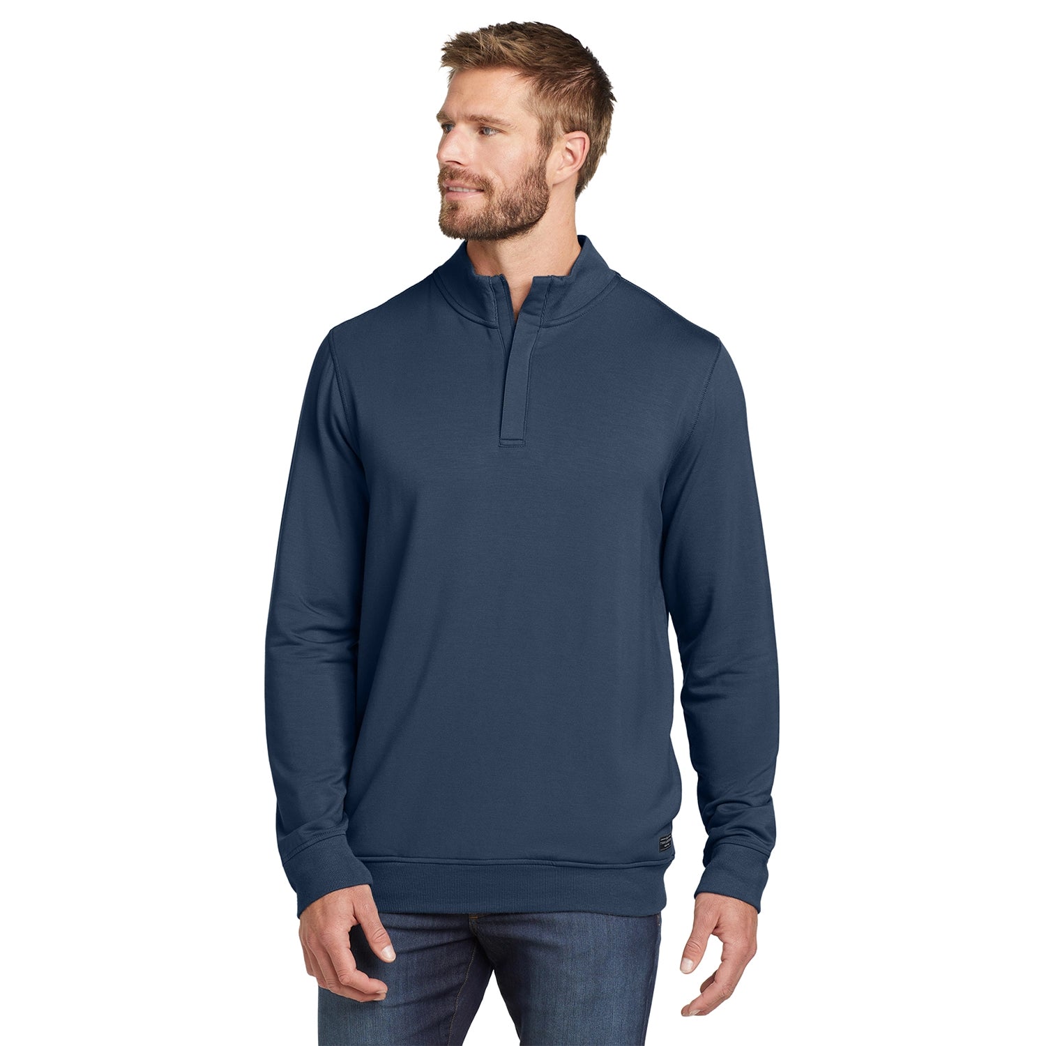 TravisMathew Newport Embroidered 1/4Zip Fleece