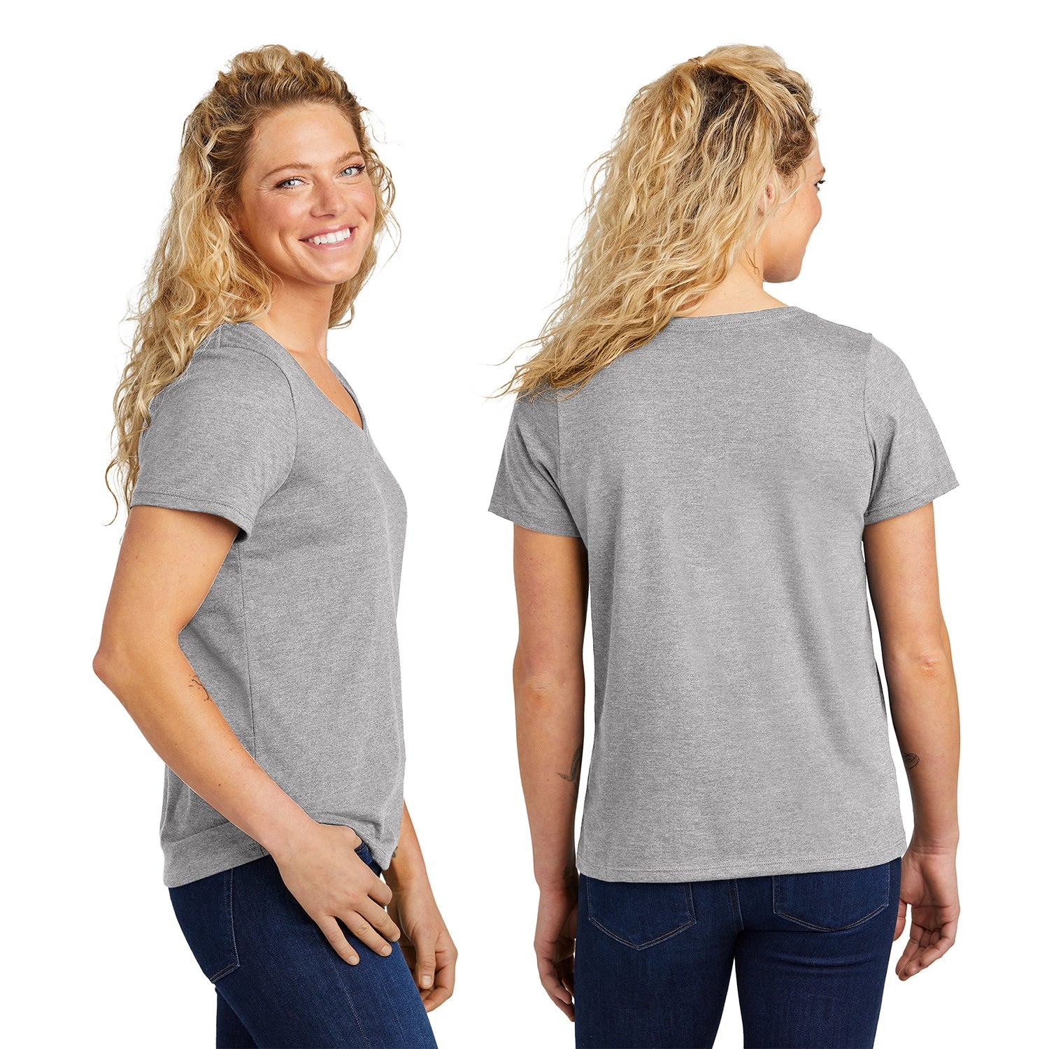 Volunteer Knitwear Decorated Women’s Daily VNeck Tee