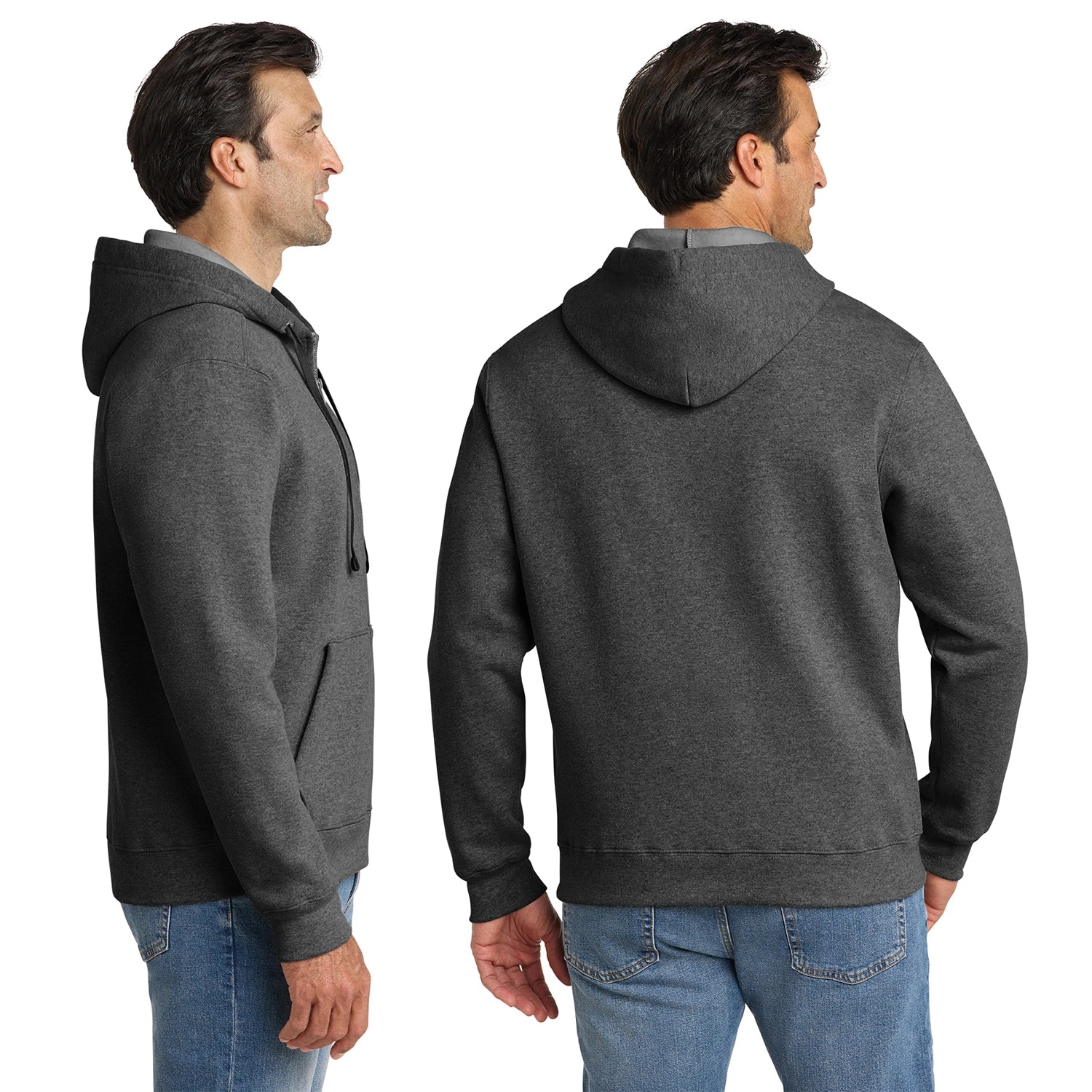 Volunteer Knitwear Decorated Chore Fleece FullZip Hoodie