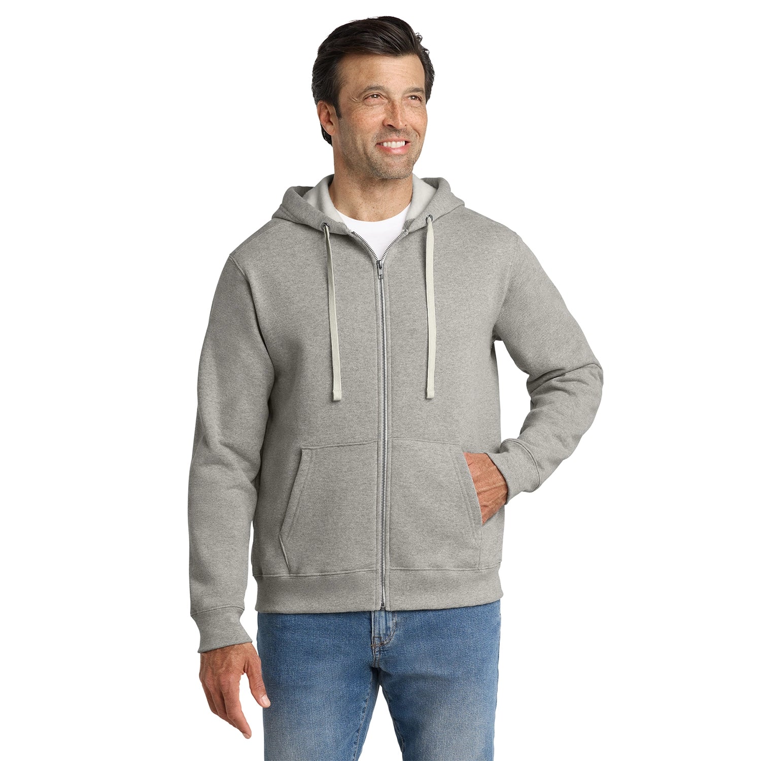 Volunteer Knitwear Decorated Chore Fleece FullZip Hoodie