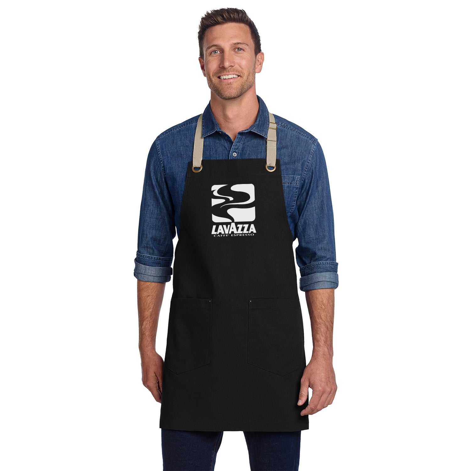 Port Authority Decorated Canvas FullLength TwoPocket Apron