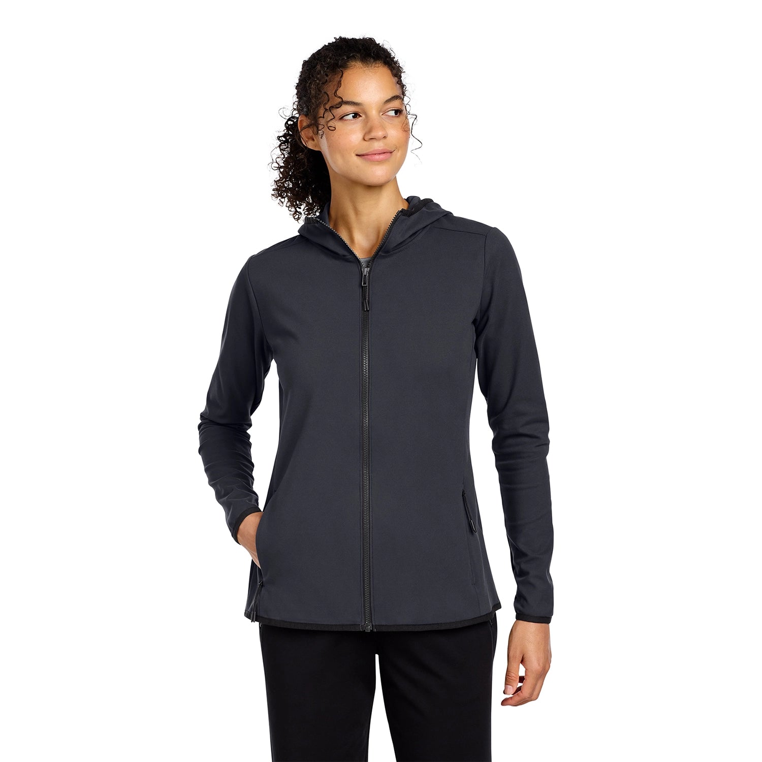 SportTek Decorated Women's Circuit Hooded FullZip