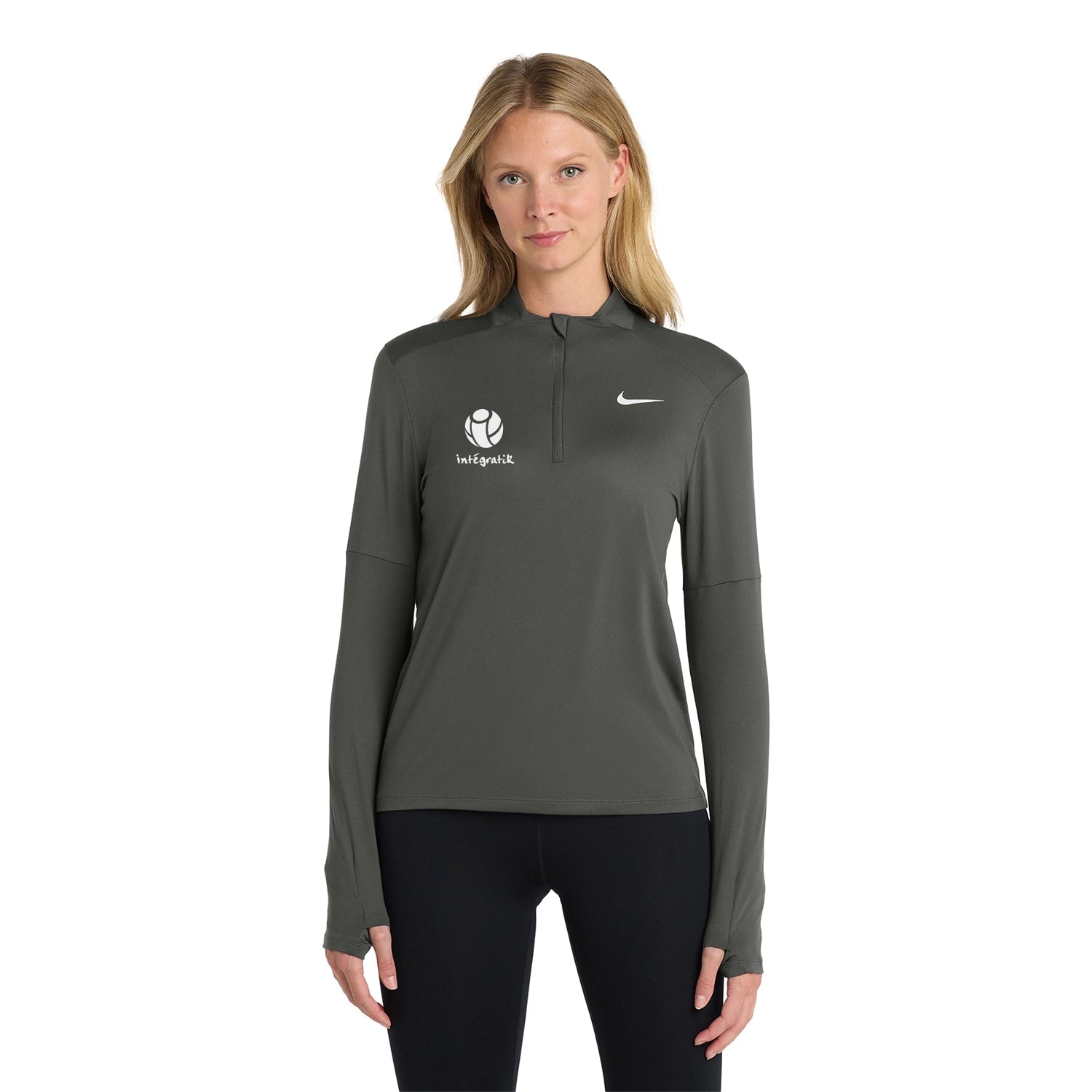 Nike Embroidery Women's DriFIT Element 1/2Zip Top