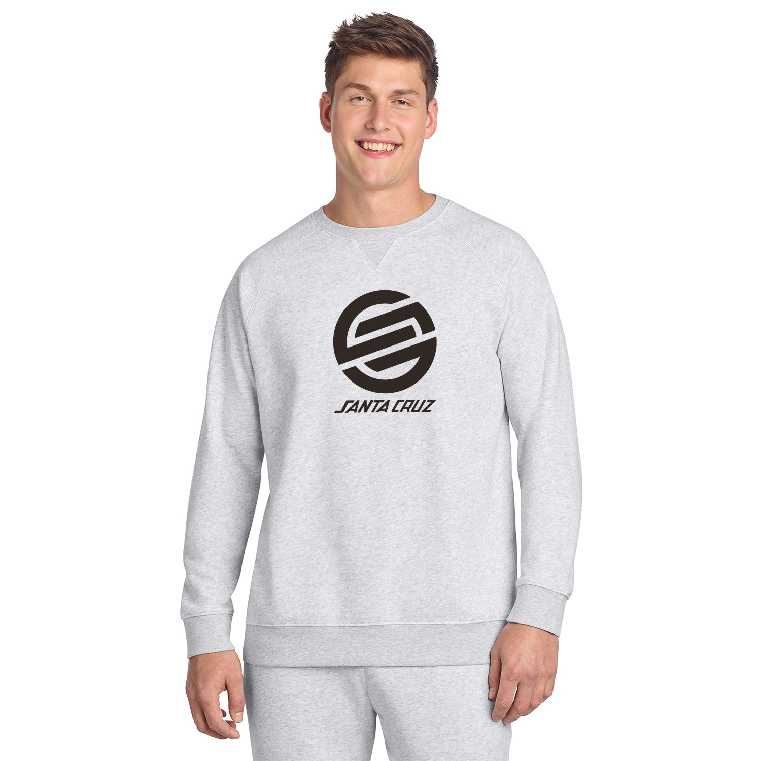 SportTek Decorated Drive Fleece Crewneck