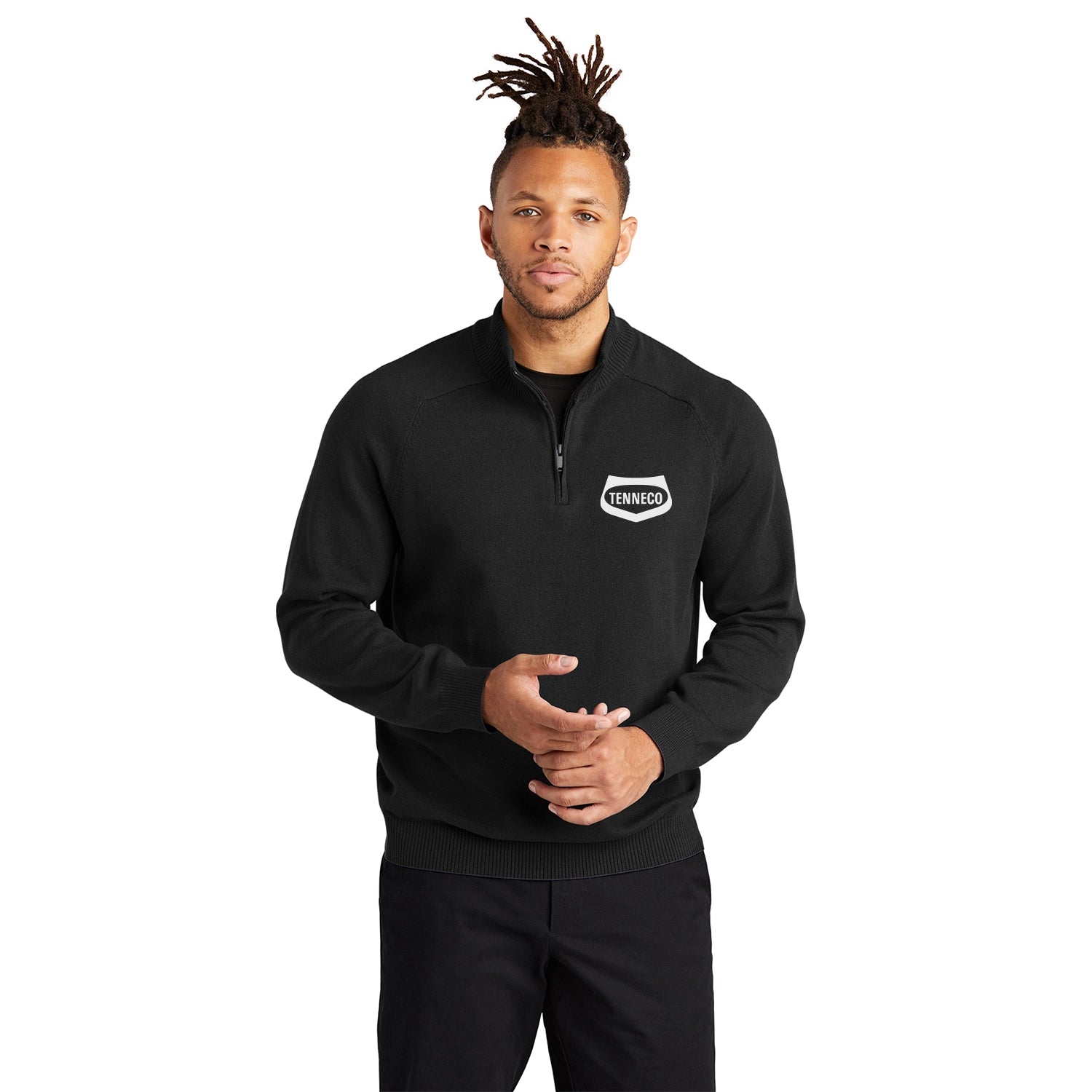 Mercer+Mettle 1/4Zip Embroidered Sweater