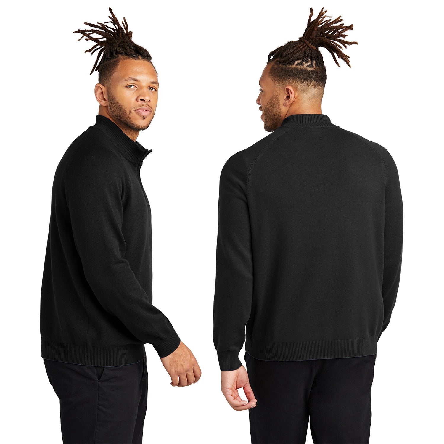 Mercer+Mettle 1/4Zip Embroidered Sweater