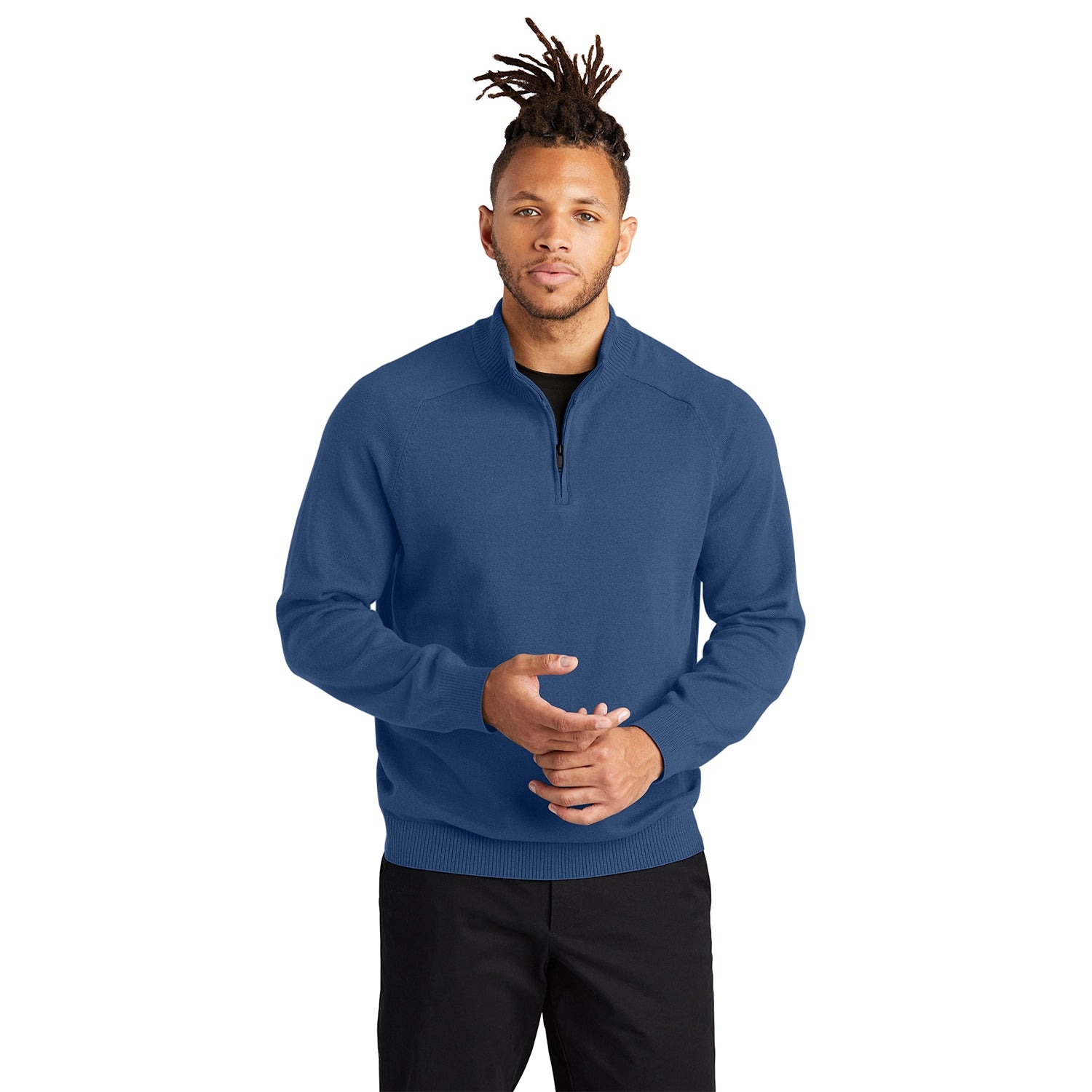 Mercer+Mettle 1/4Zip Embroidered Sweater