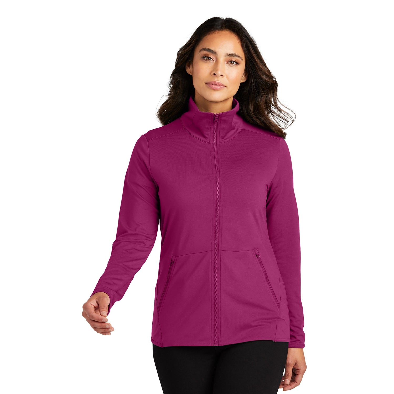 Port Authority Decorated Women's Accord Stretch Fleece FullZip