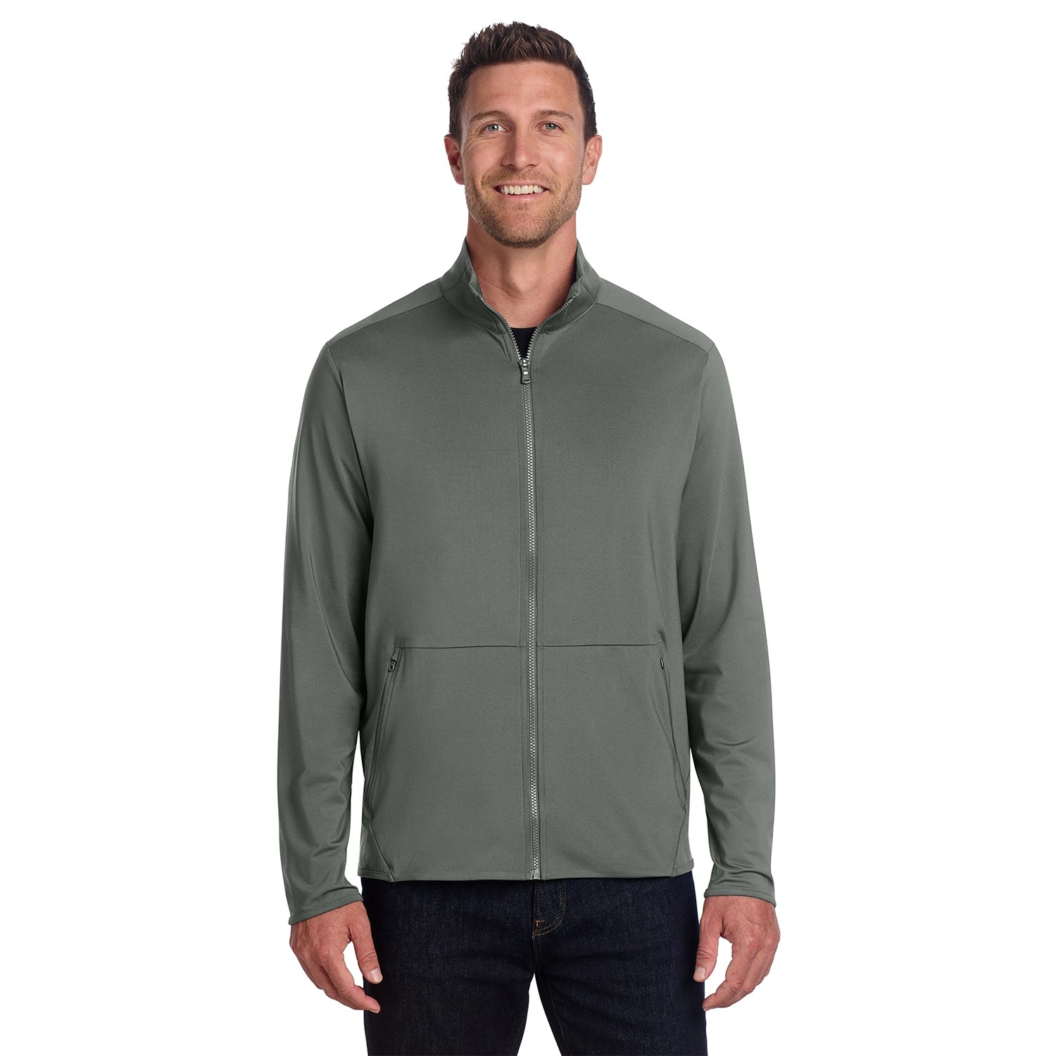 Port Authority Accord Stretch Embroidered Fleece FullZip