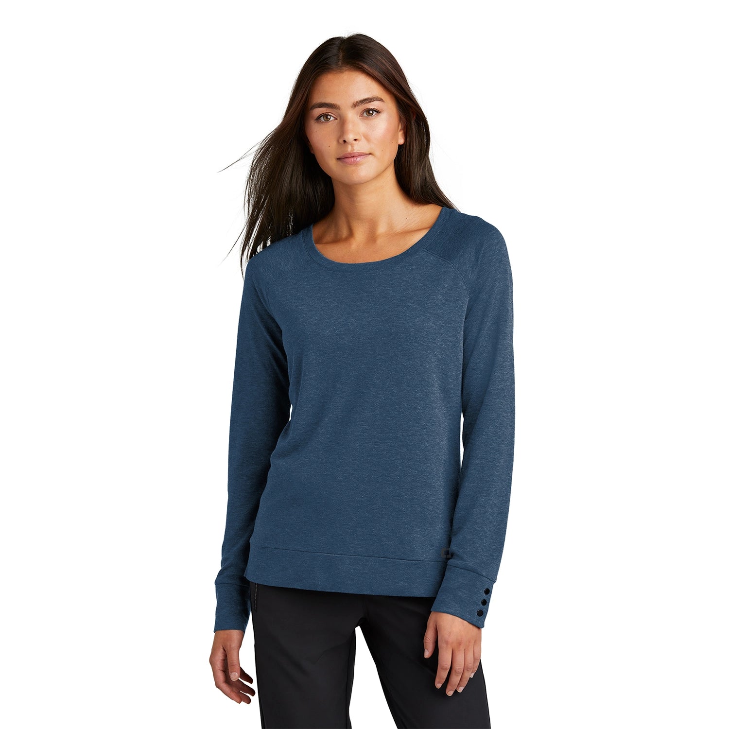 OGIO Women's Command Embroidered Long Sleeve Scoop Neck