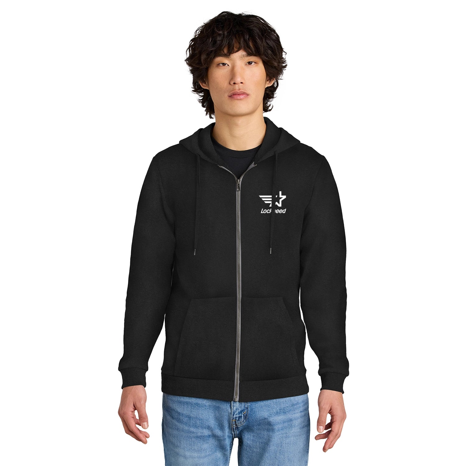 District Perfect Decorated Tri Fleece FullZip Hoodie