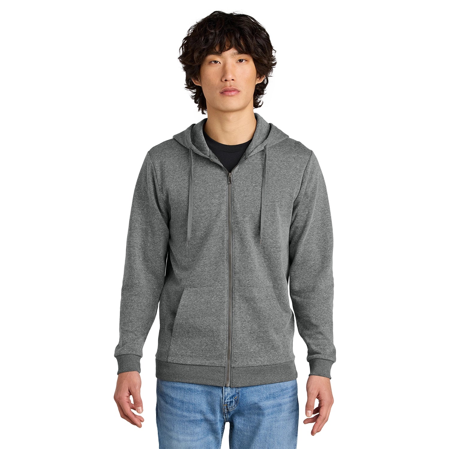 District Perfect Decorated Tri Fleece FullZip Hoodie