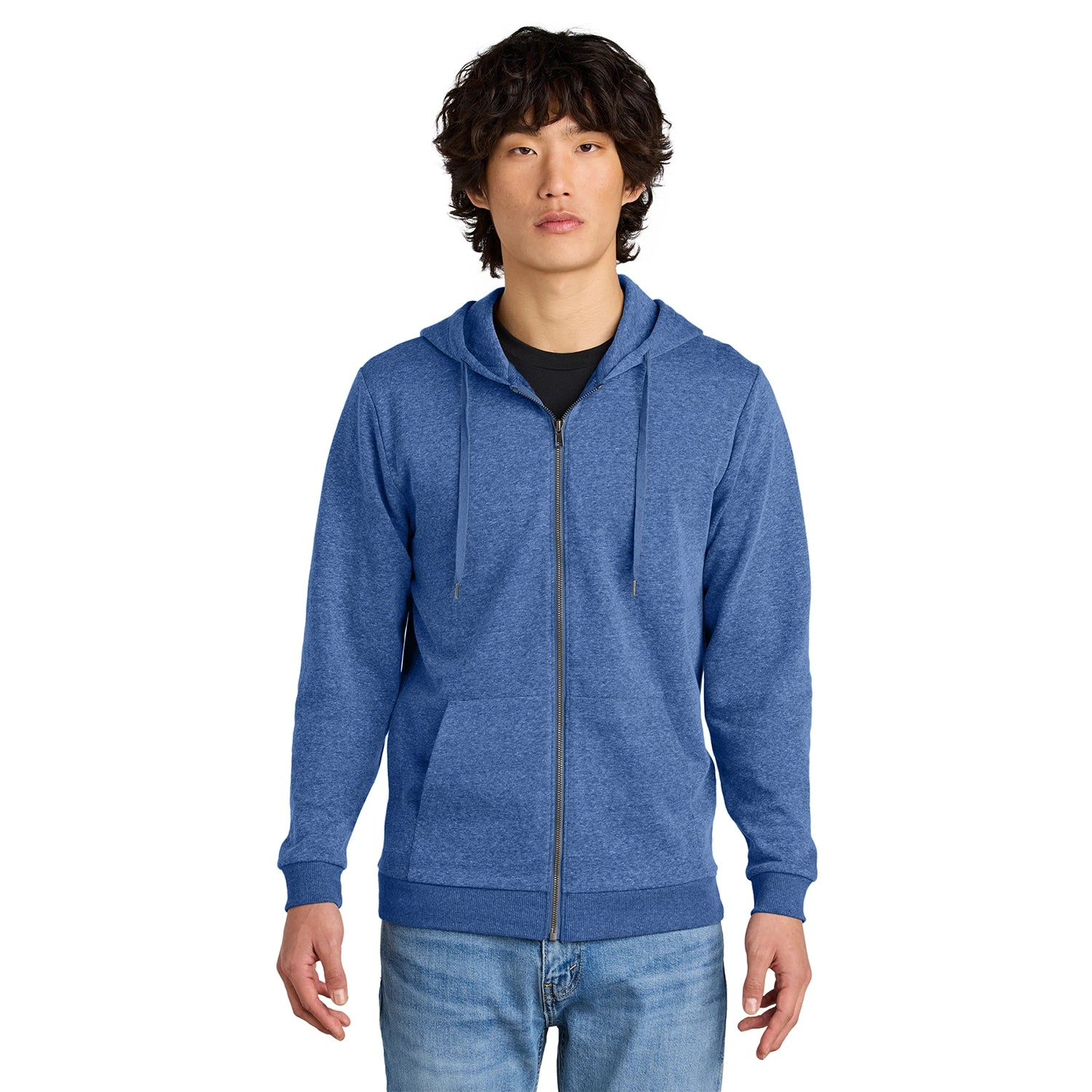 District Perfect Decorated Tri Fleece FullZip Hoodie