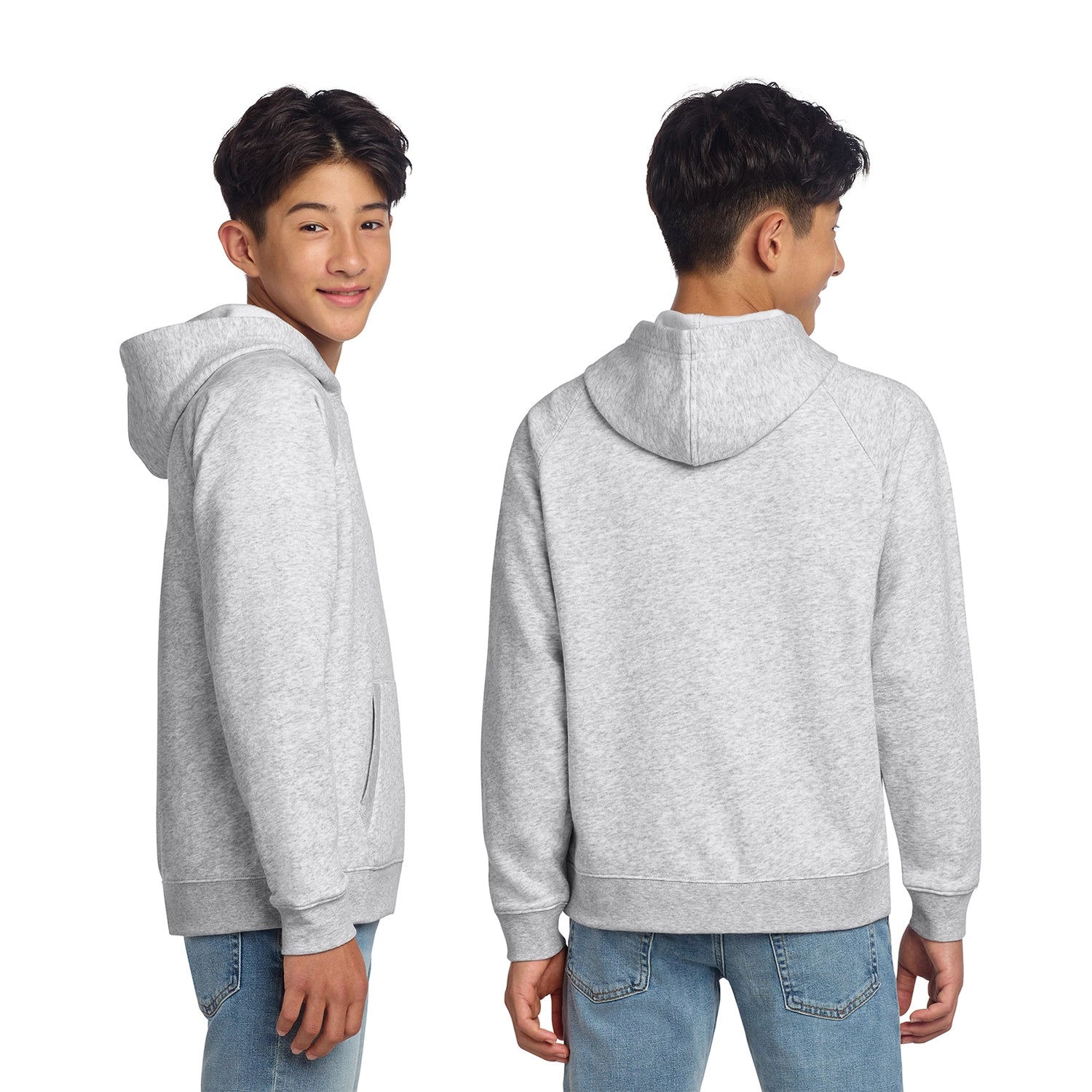 SportTek Decorated Youth Drive Fleece Pullover Hoodie