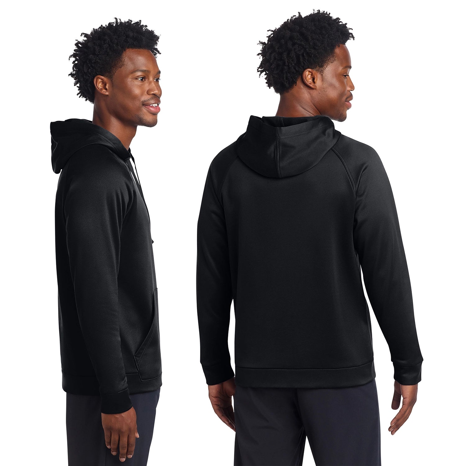 SportTek Decorated ReCompete Fleece Pullover Hoodie