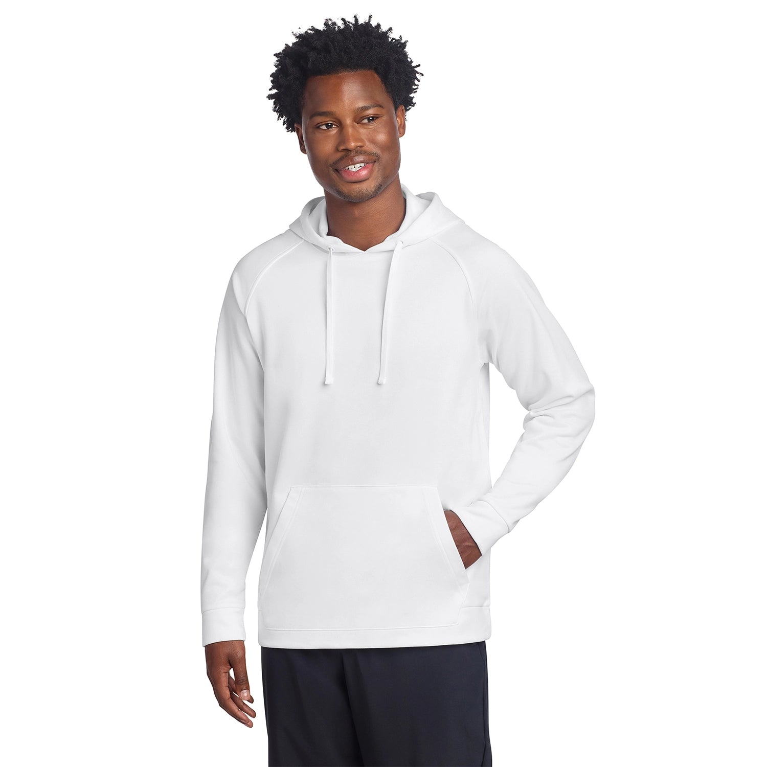 SportTek Decorated ReCompete Fleece Pullover Hoodie